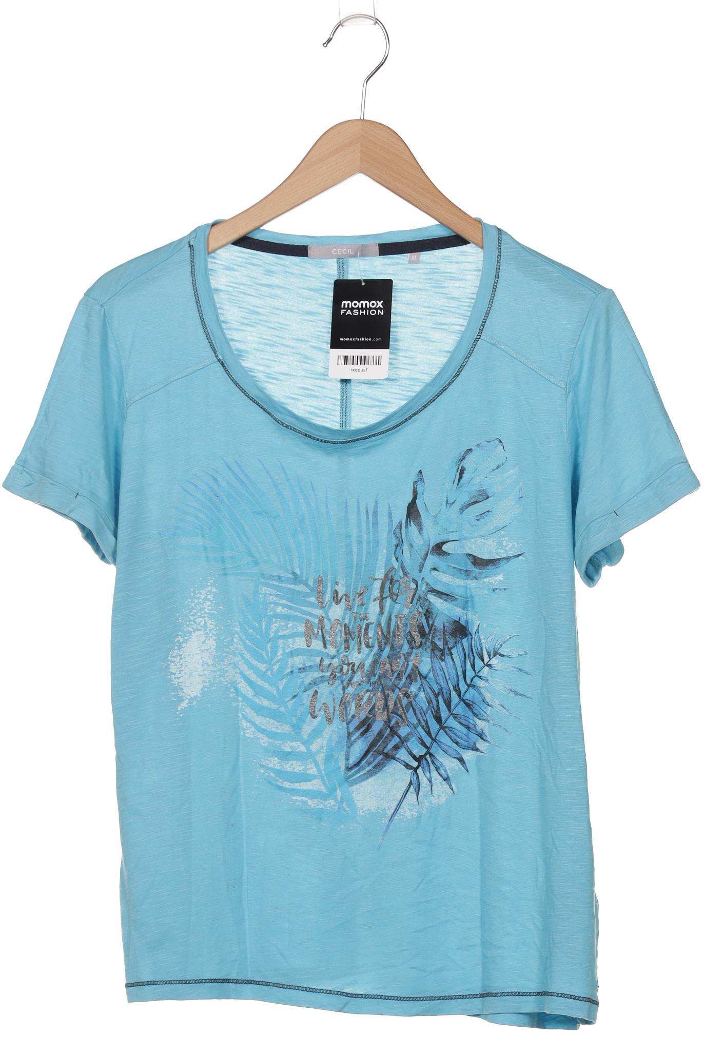 

Cecil Damen T-Shirt, blau, Gr. 44