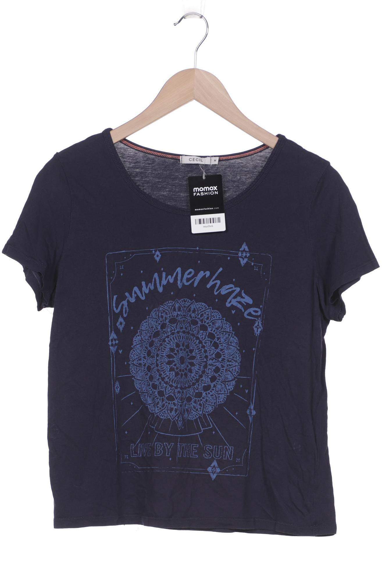 

CECIL Damen T-Shirt, marineblau