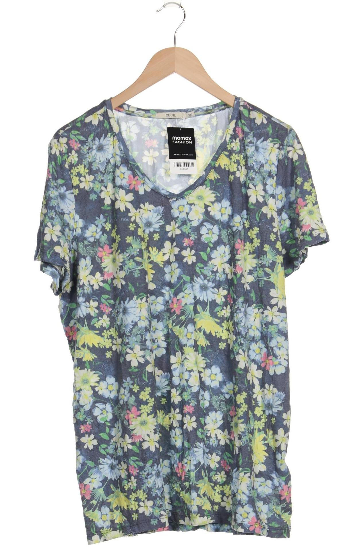 

Cecil Damen T-Shirt, blau, Gr. 46