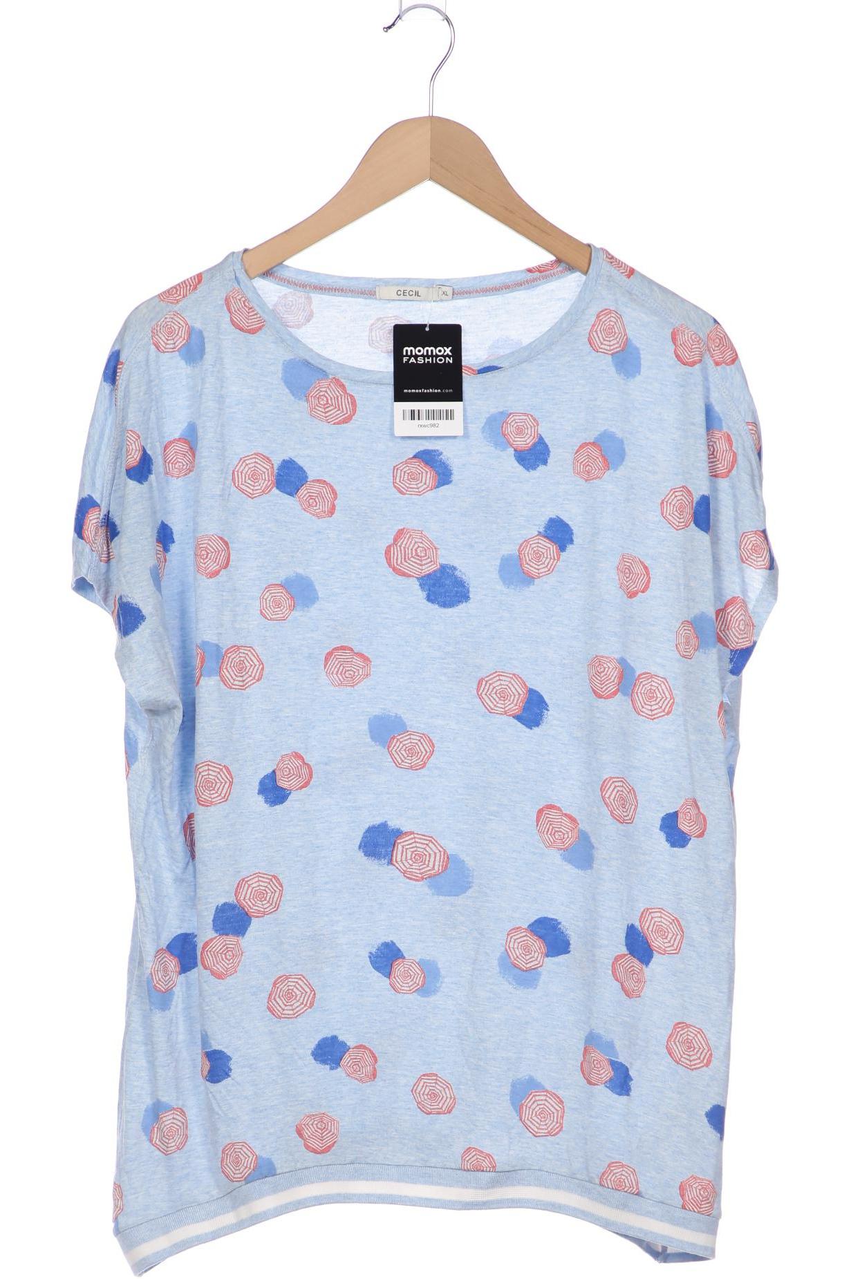 

Cecil Damen T-Shirt, blau, Gr. 44