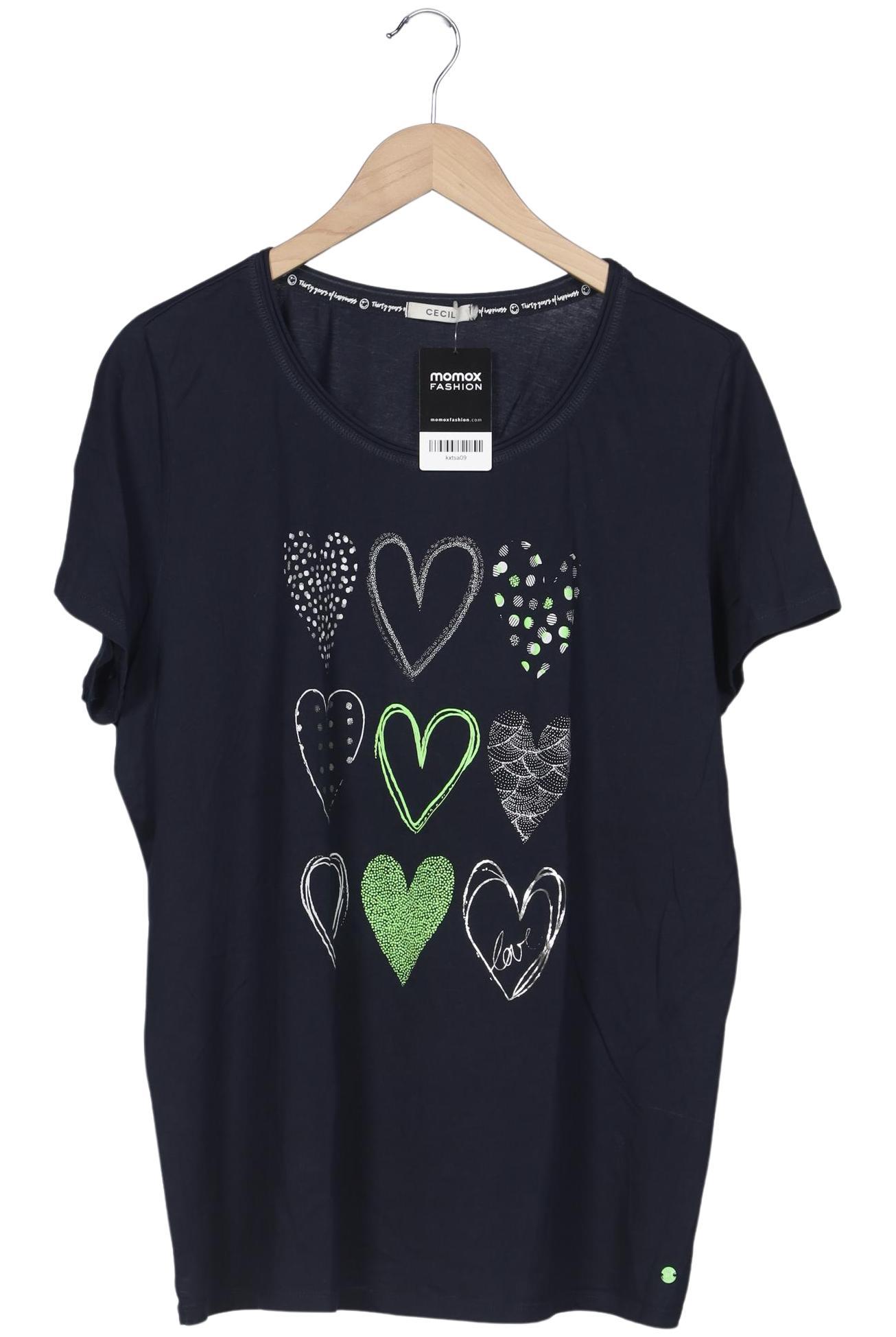 

Cecil Damen T-Shirt, marineblau, Gr. 48