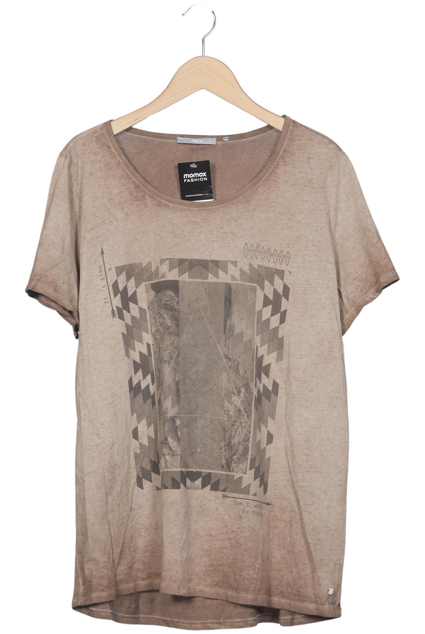 

Cecil Damen T-Shirt, beige, Gr. 46