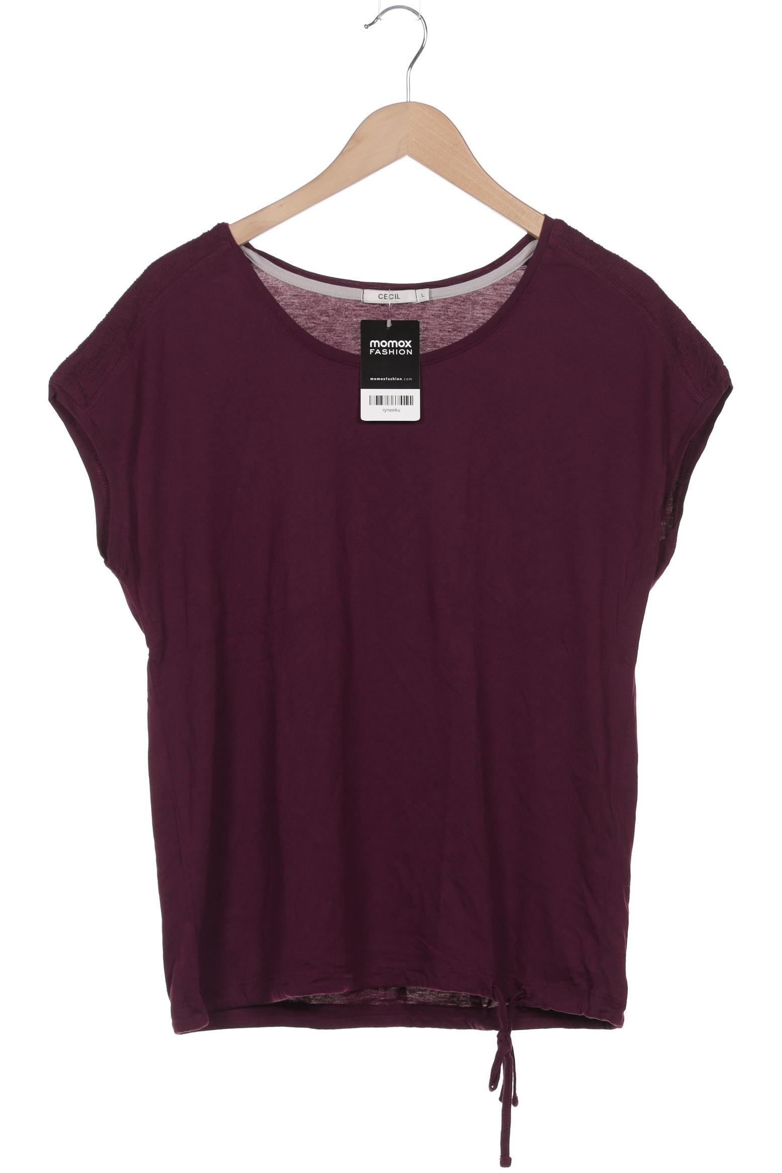 

Cecil Damen T-Shirt, bordeaux, Gr. 42