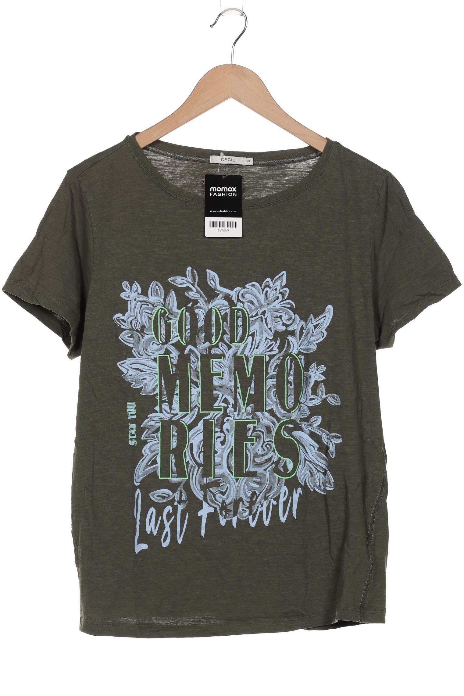 

Cecil Damen T-Shirt, grün, Gr. 44