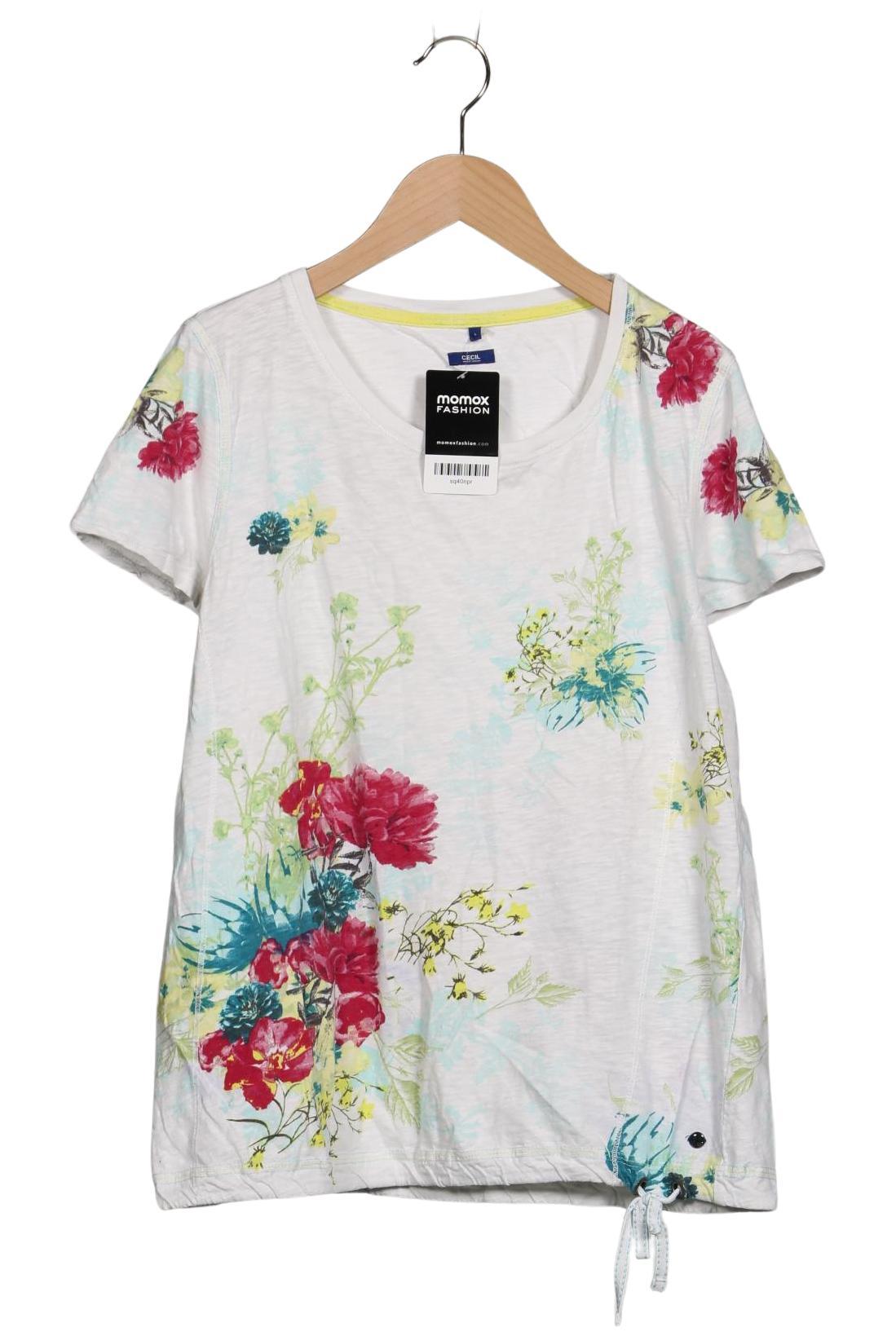 

Cecil Damen T-Shirt, weiß, Gr. 42