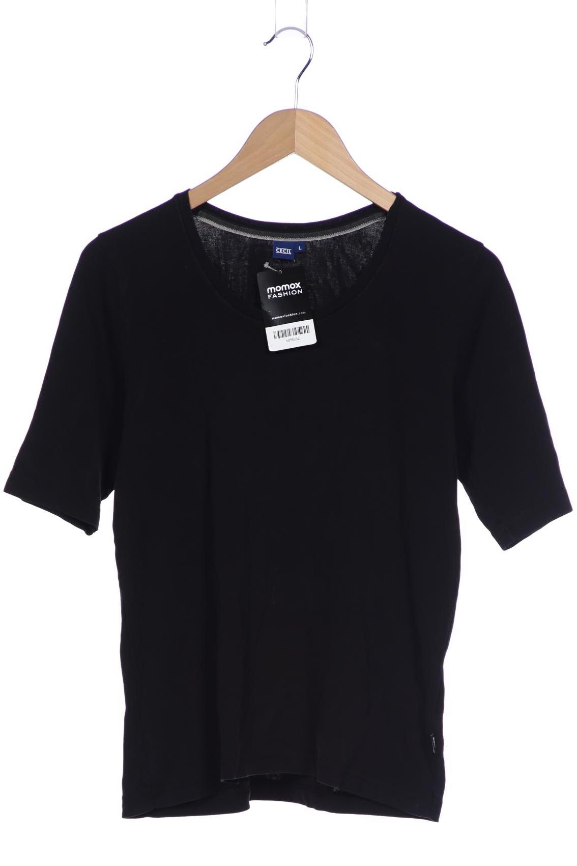 

Cecil Damen T-Shirt, schwarz, Gr. 42