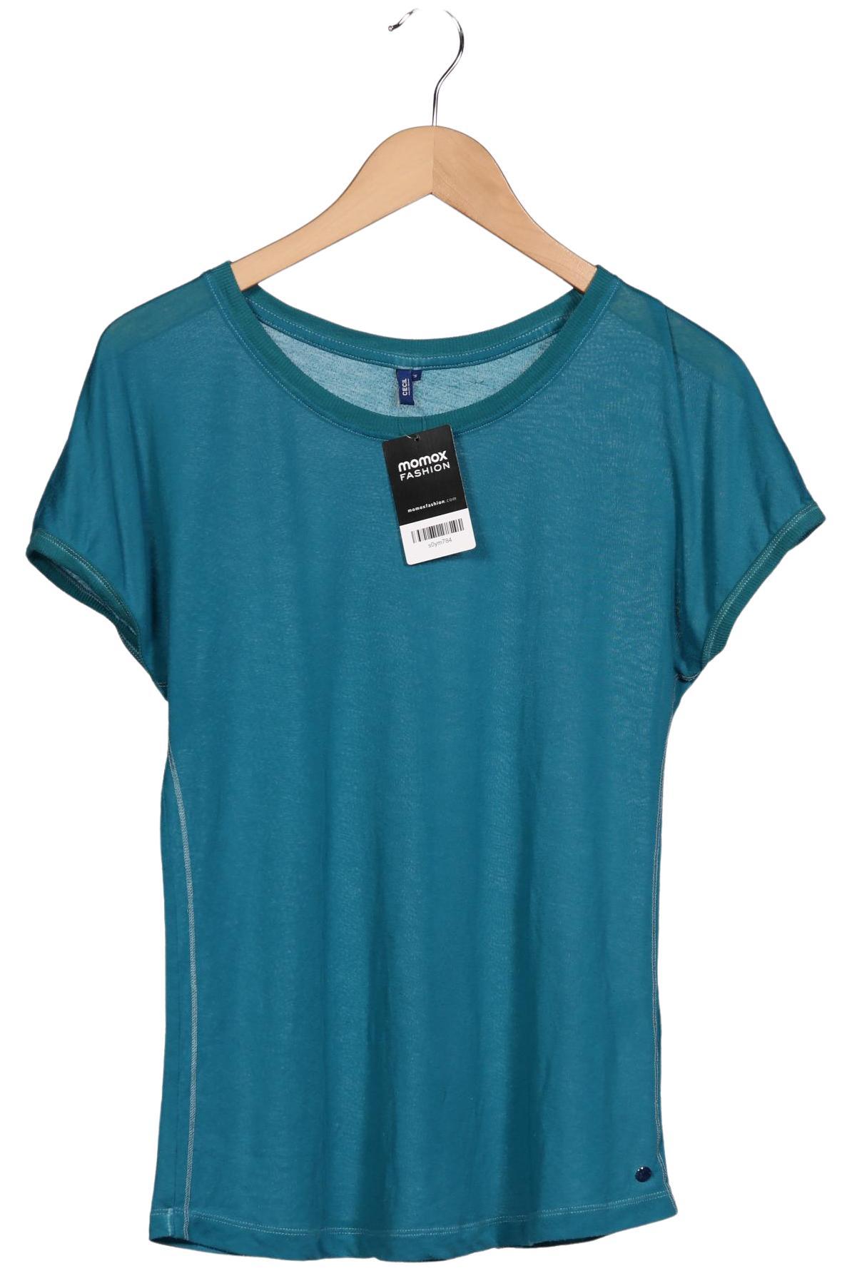 

Cecil Damen T-Shirt, blau, Gr. 36