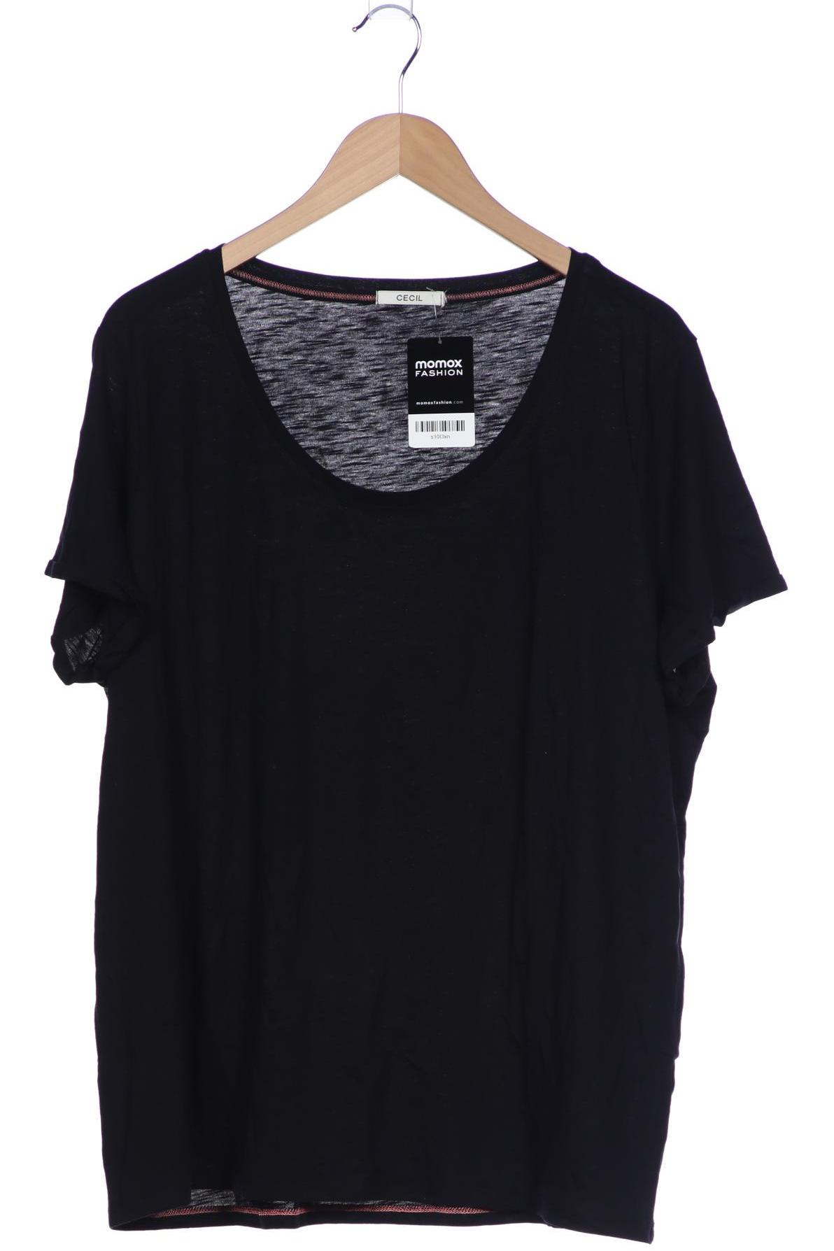 

Cecil Damen T-Shirt, schwarz, Gr. 48