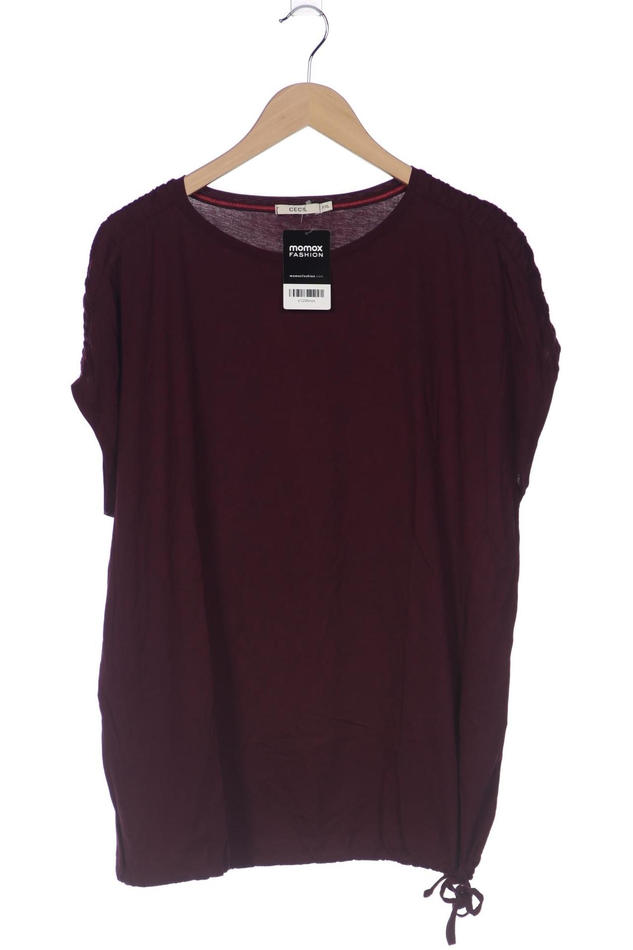 

Cecil Damen T-Shirt, bordeaux, Gr. 46