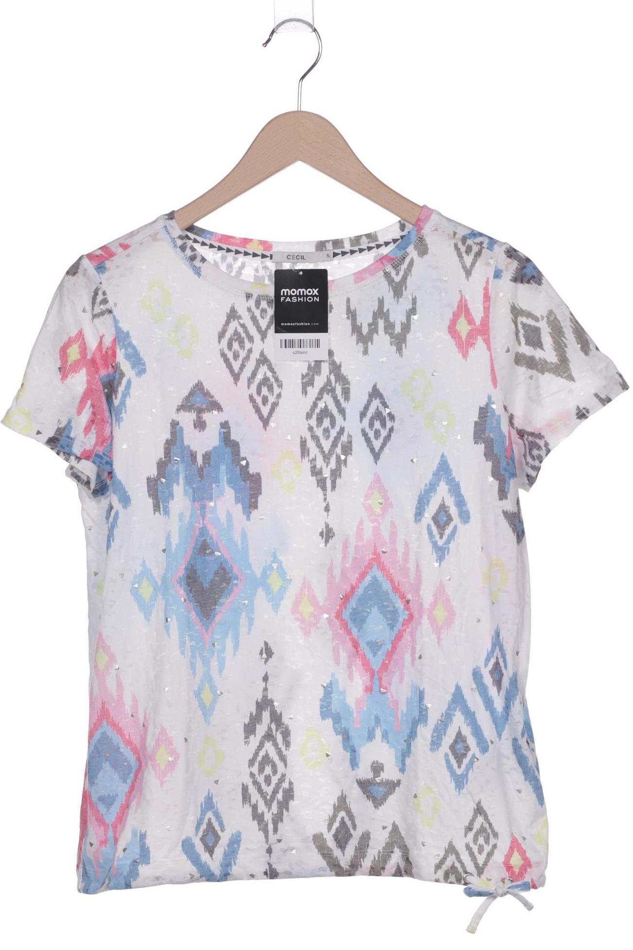 

Cecil Damen T-Shirt, mehrfarbig, Gr. 36