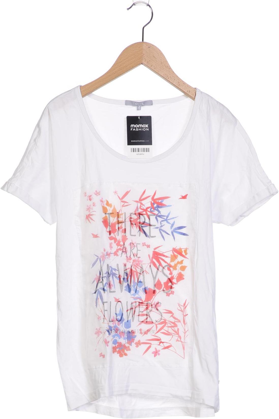 

CECIL Damen T-Shirt, weiß