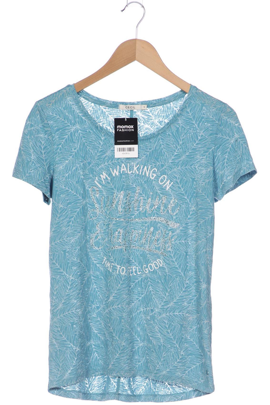 

Cecil Damen T-Shirt, türkis, Gr. 36