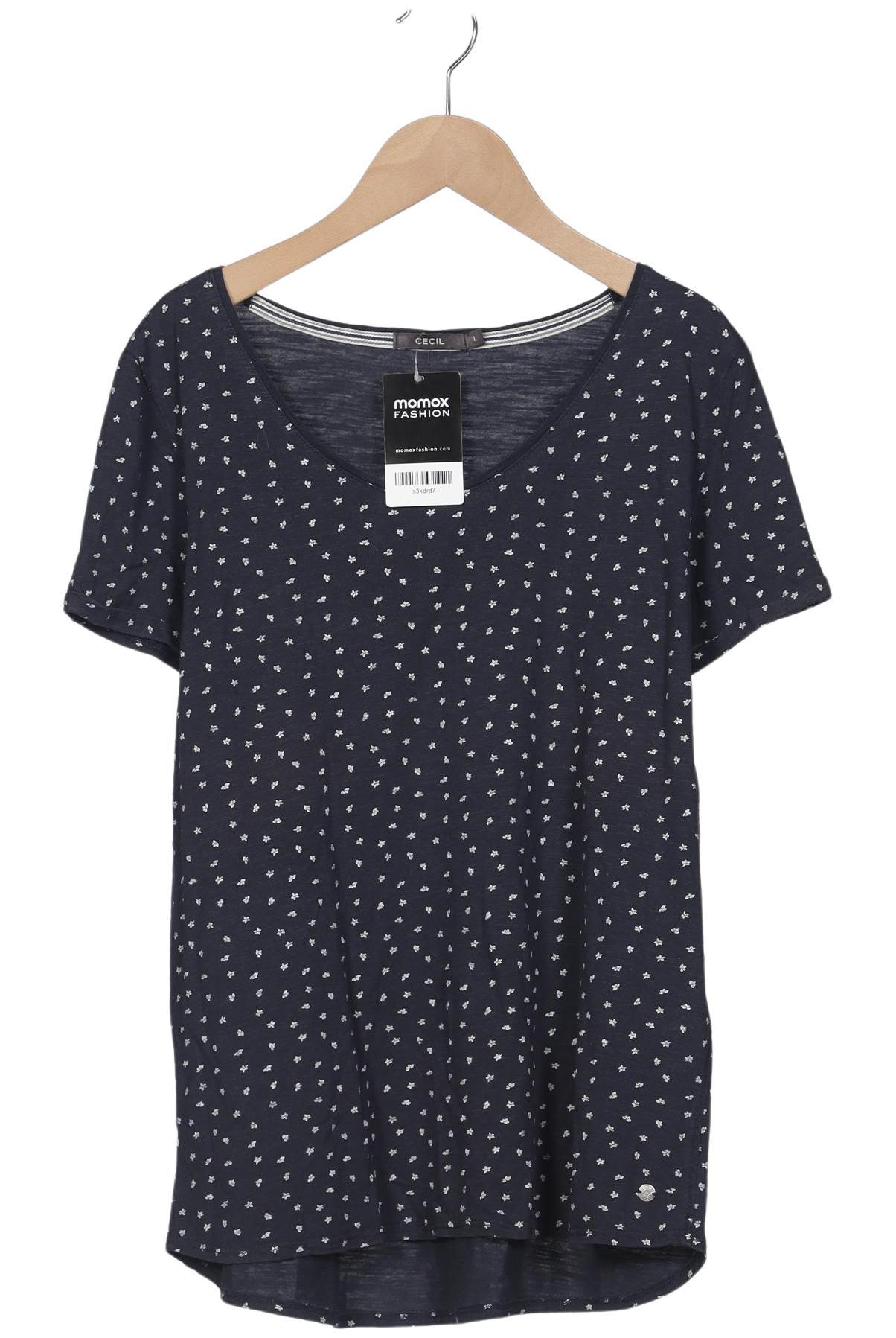 

Cecil Damen T-Shirt, marineblau, Gr. 42