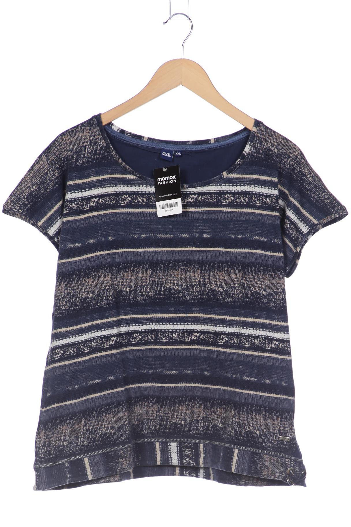 

Cecil Damen T-Shirt, marineblau, Gr. 46