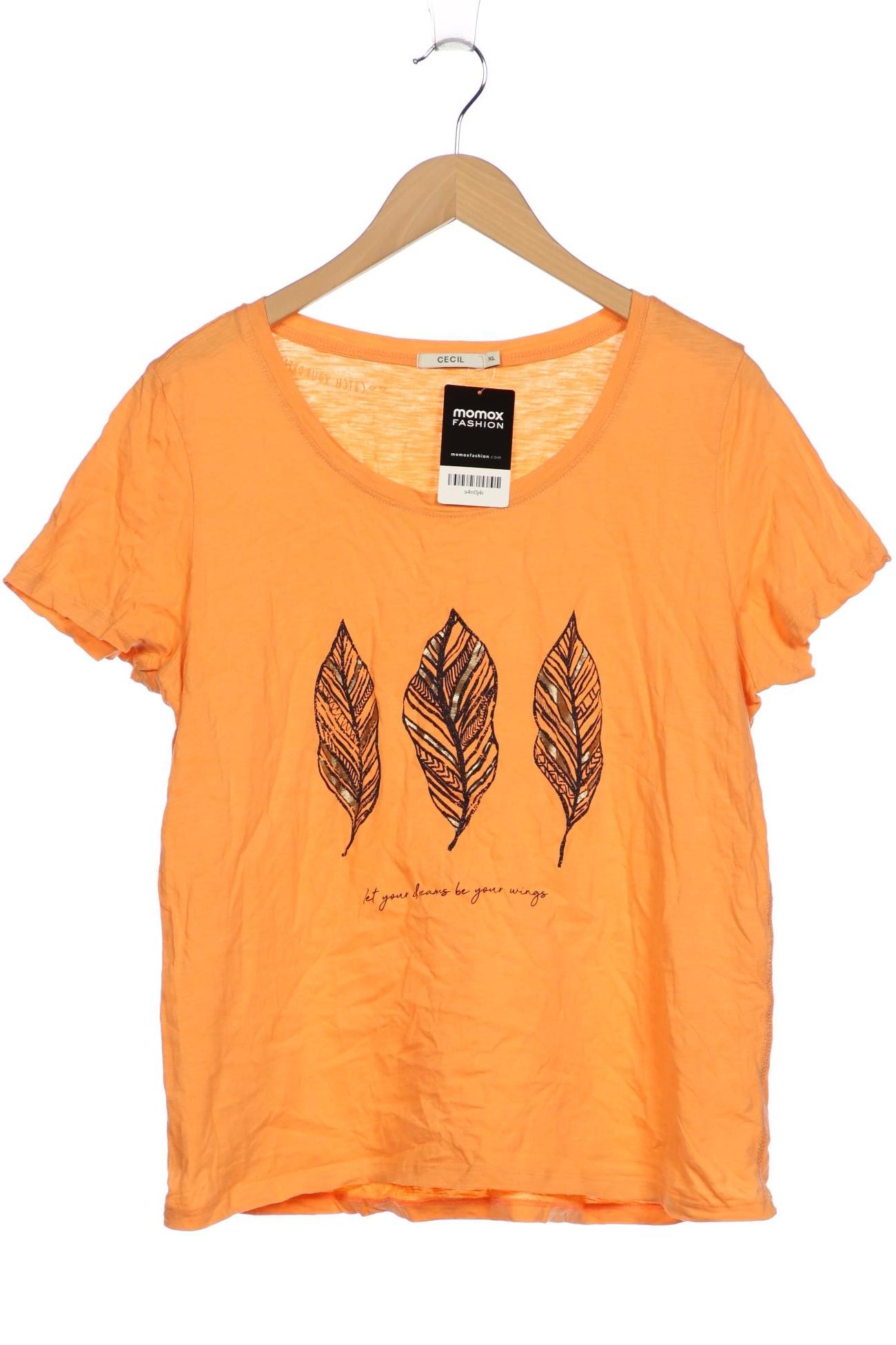

Cecil Damen T-Shirt, orange, Gr. 44
