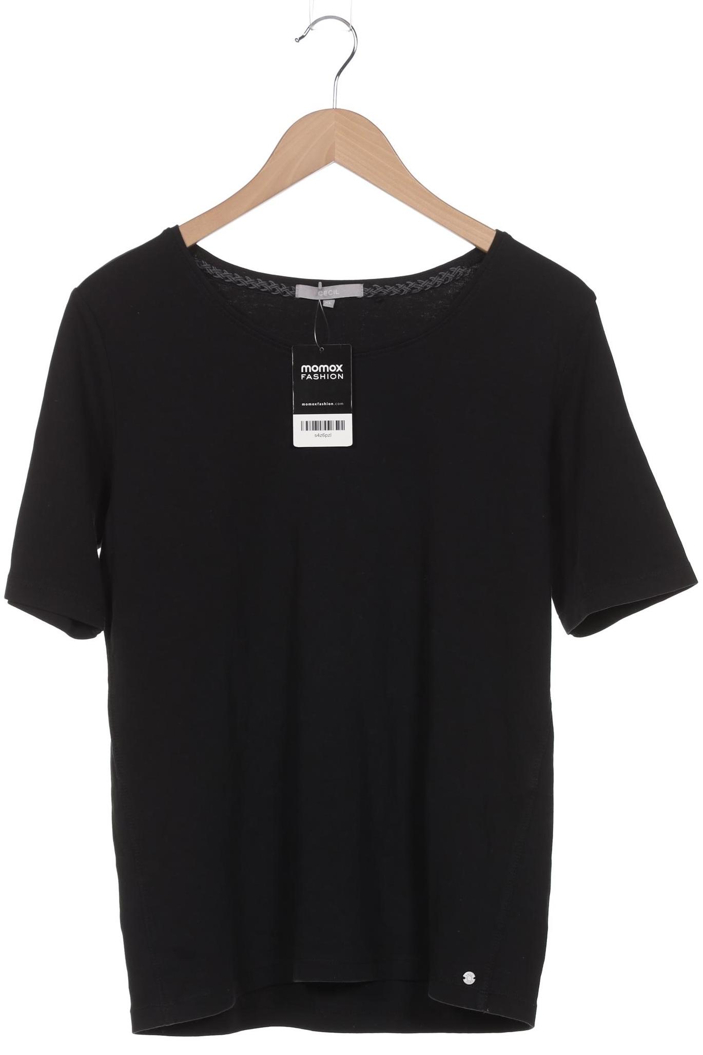 

Cecil Damen T-Shirt, schwarz, Gr. 44