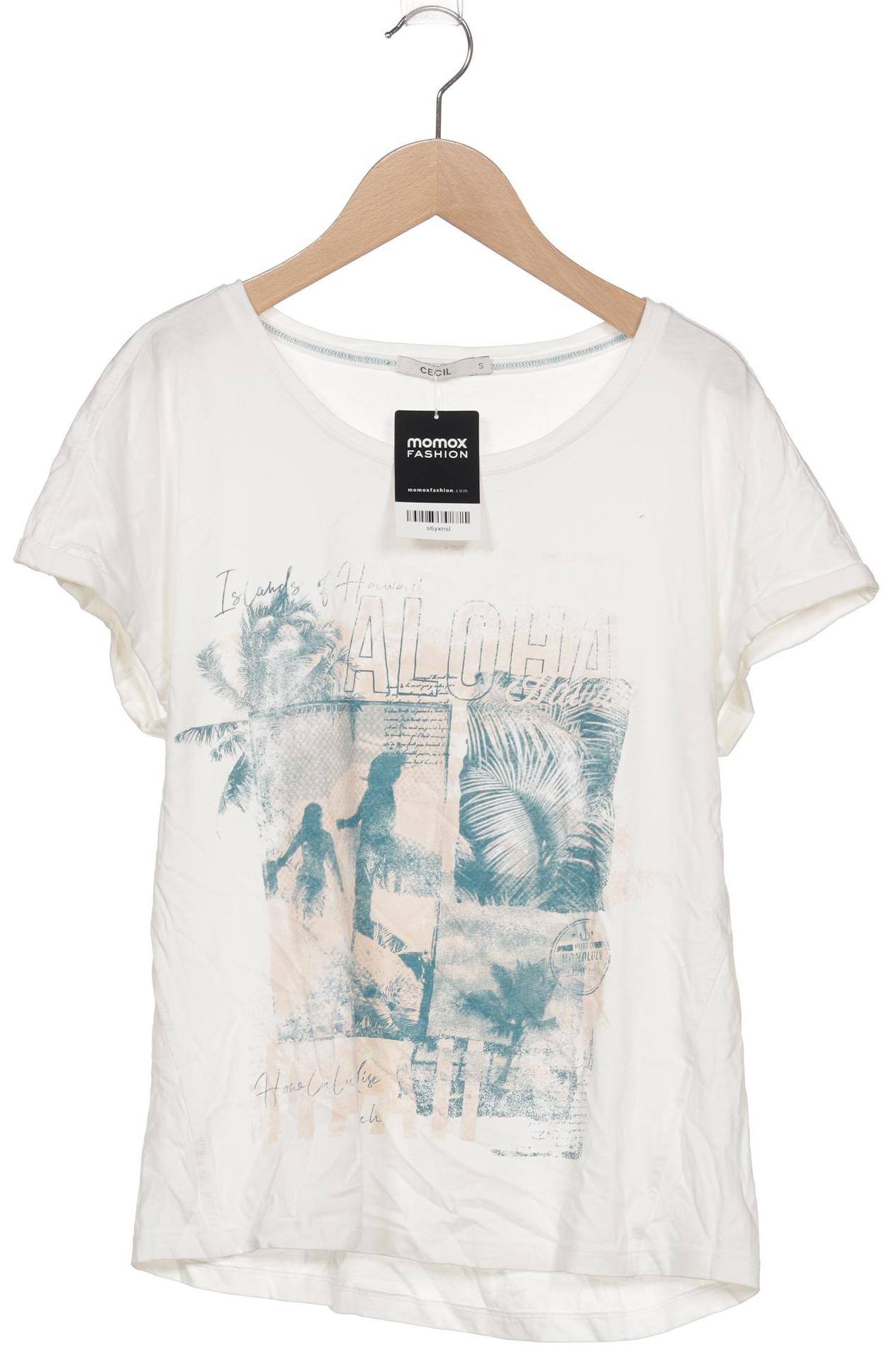 

Cecil Damen T-Shirt, weiß, Gr. 36