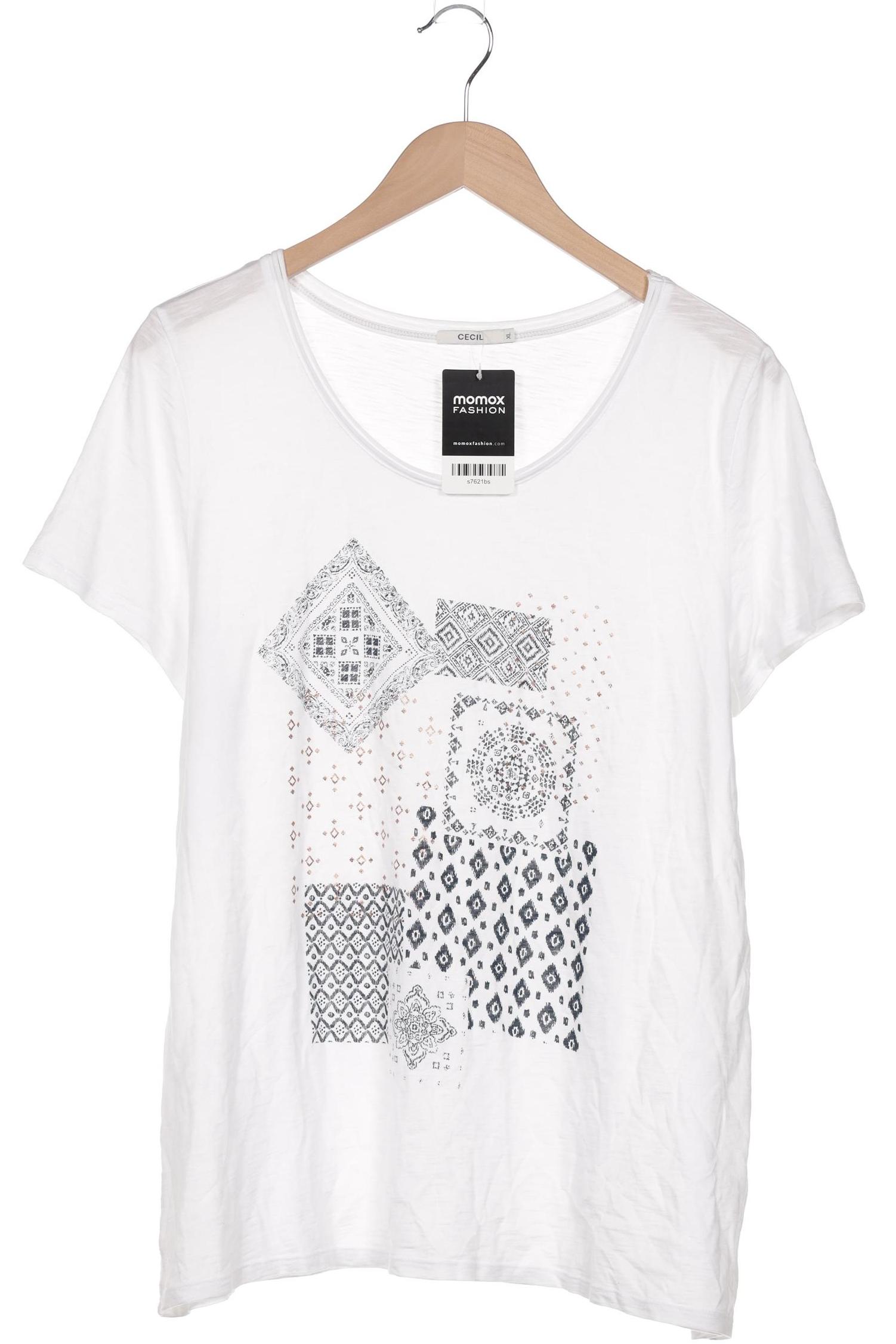 

Cecil Damen T-Shirt, weiß, Gr. 44
