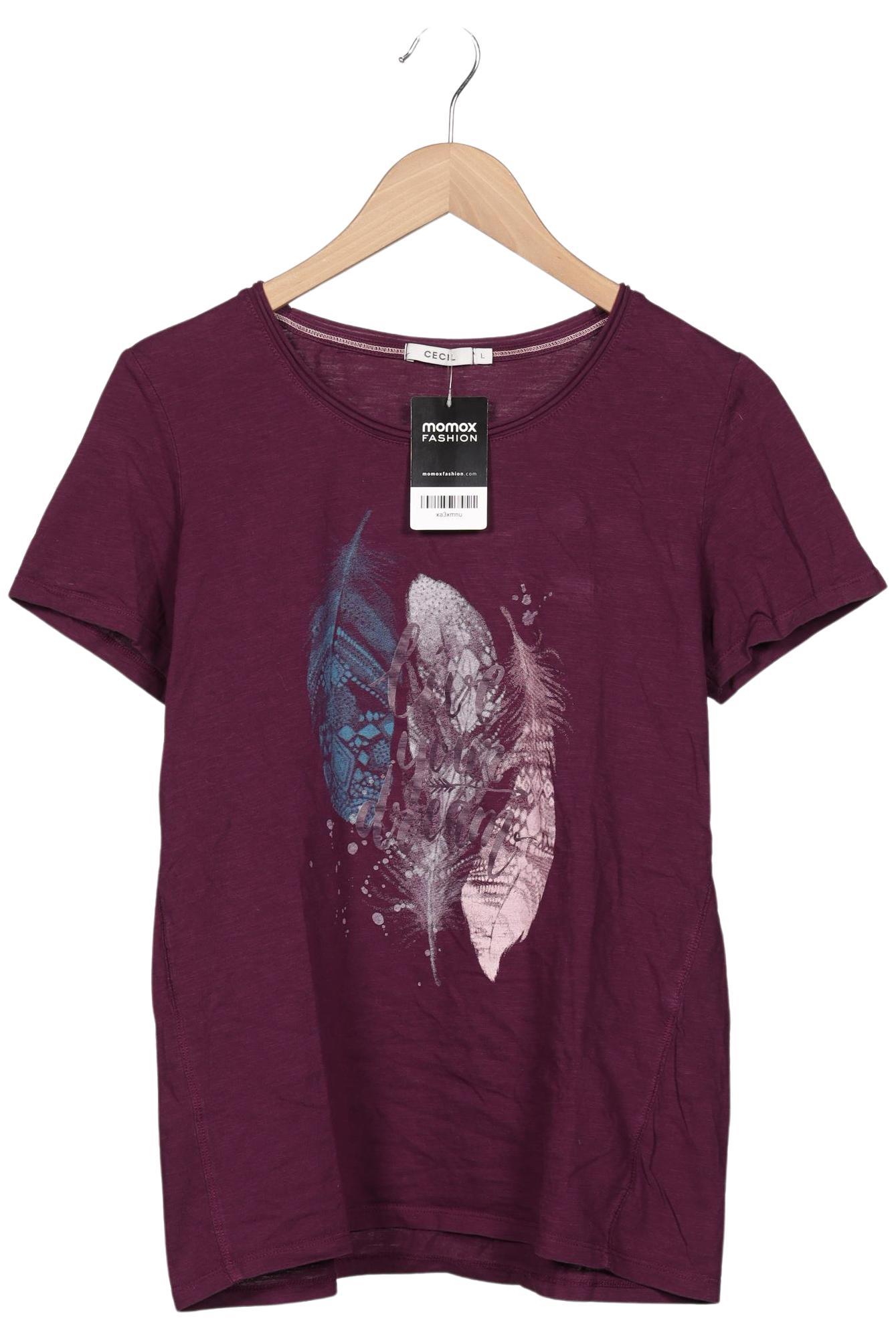 

Cecil Damen T-Shirt, bordeaux, Gr. 42