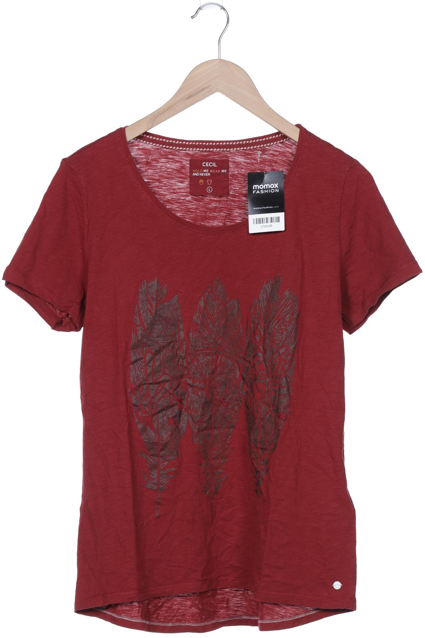 

Cecil Damen T-Shirt, bordeaux, Gr. 42