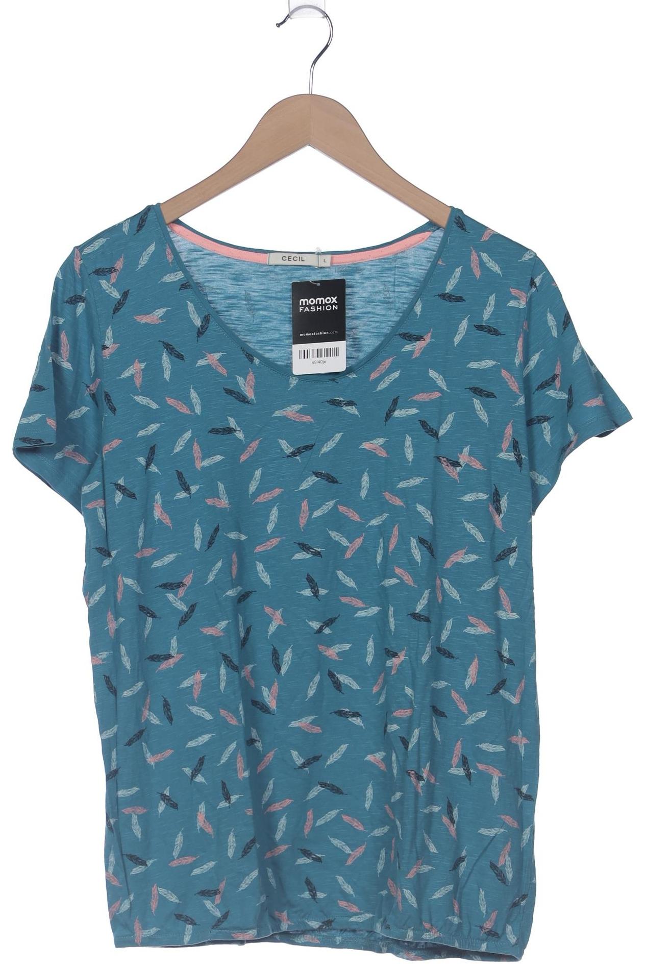

Cecil Damen T-Shirt, blau, Gr. 42