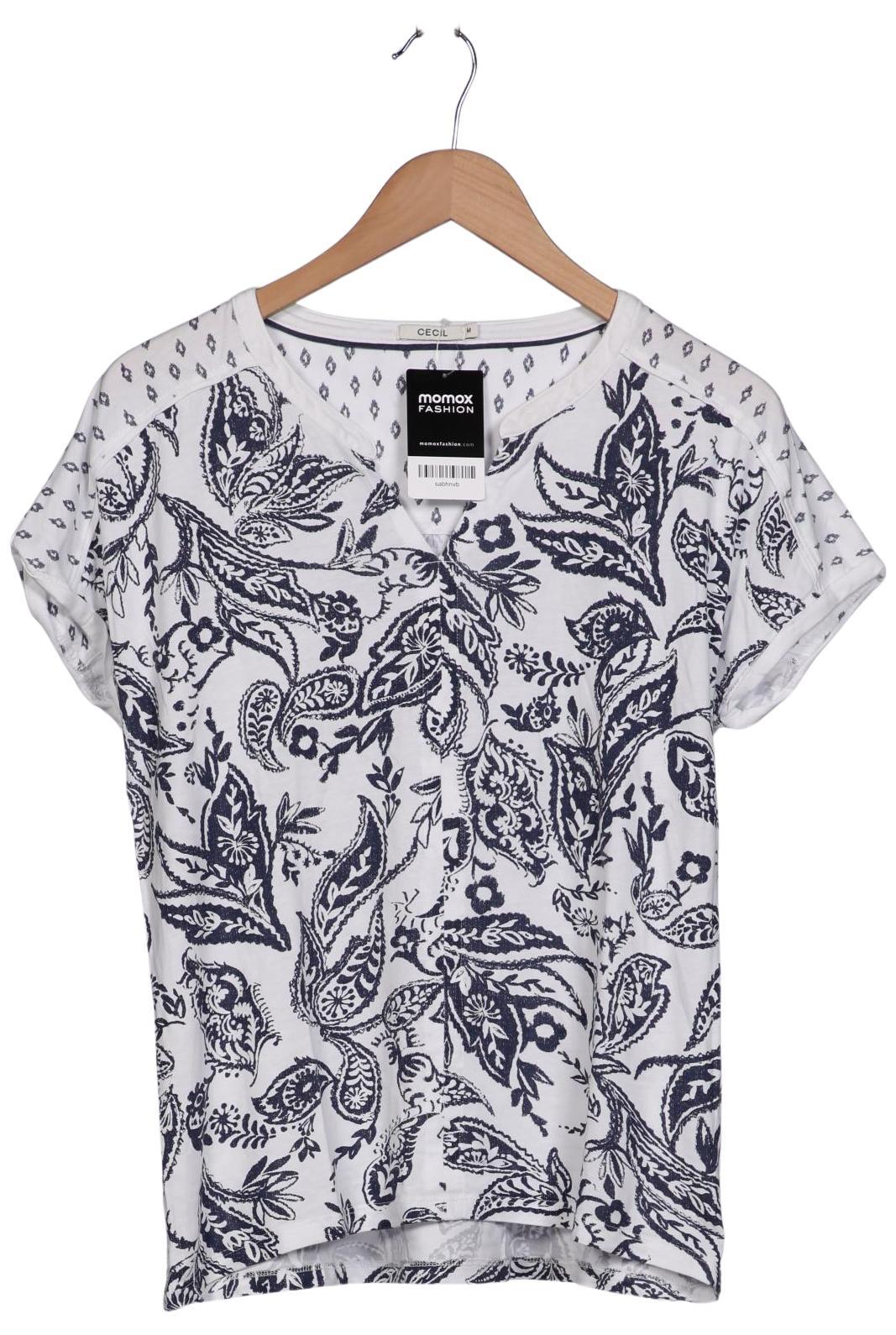 

Cecil Damen T-Shirt, weiß, Gr. 38