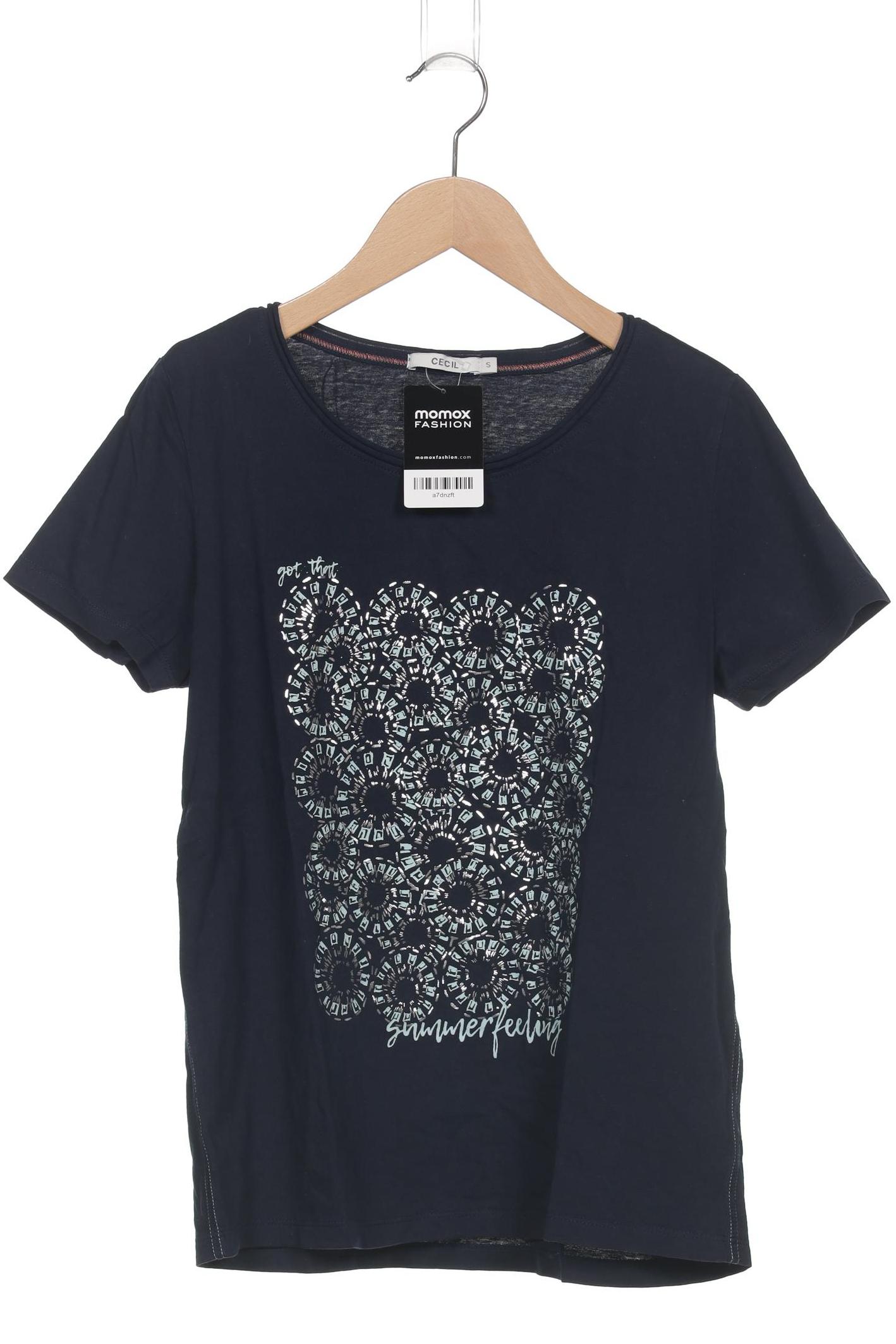 

Cecil Damen T-Shirt, marineblau, Gr. 36