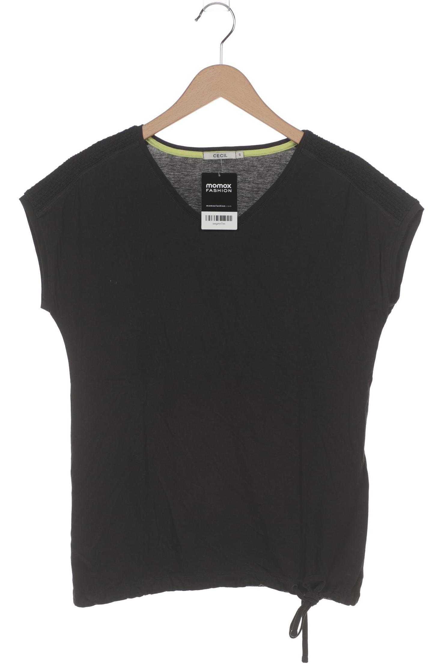 

Cecil Damen T-Shirt, schwarz, Gr. 36