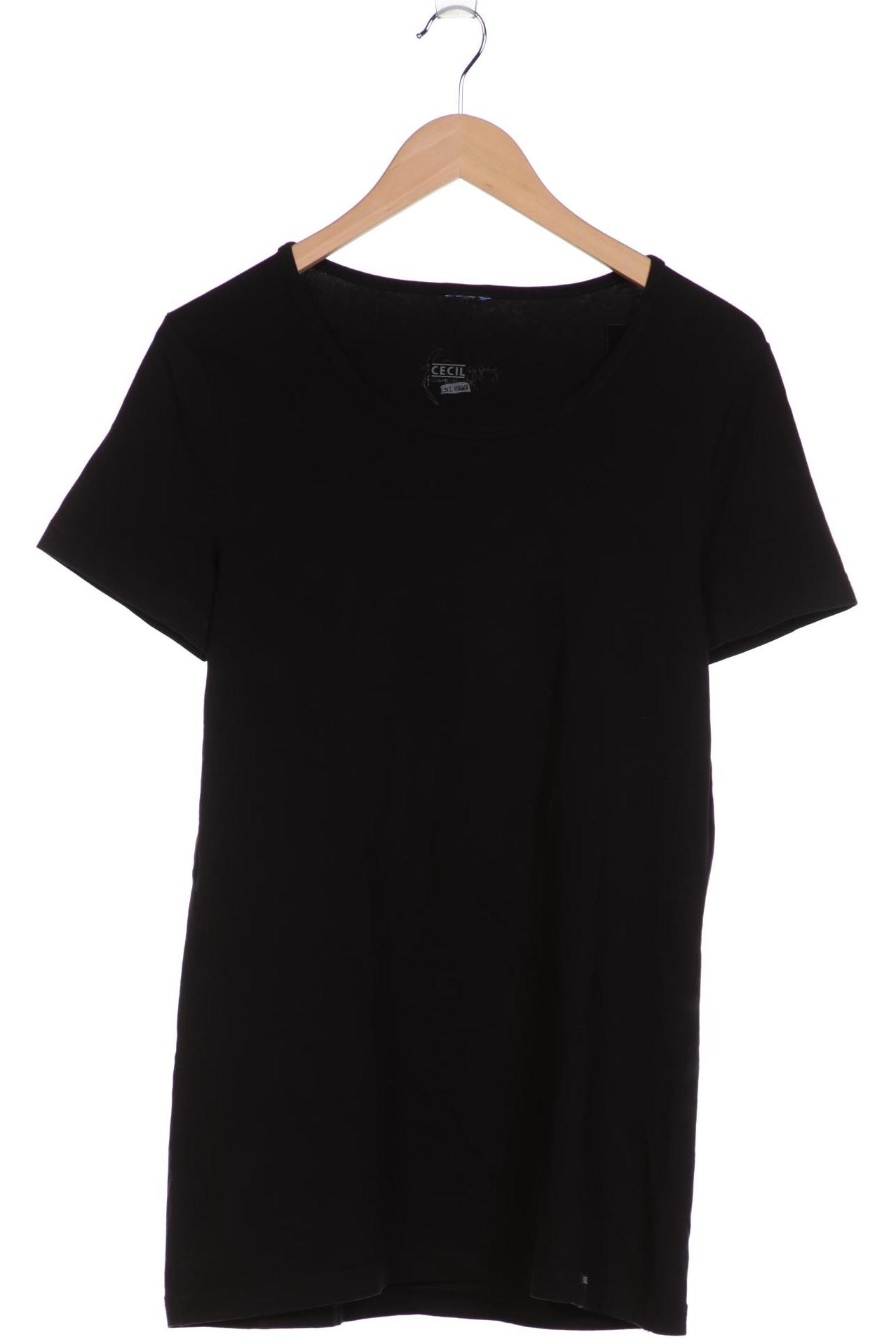 

Cecil Damen T-Shirt, schwarz, Gr. 38