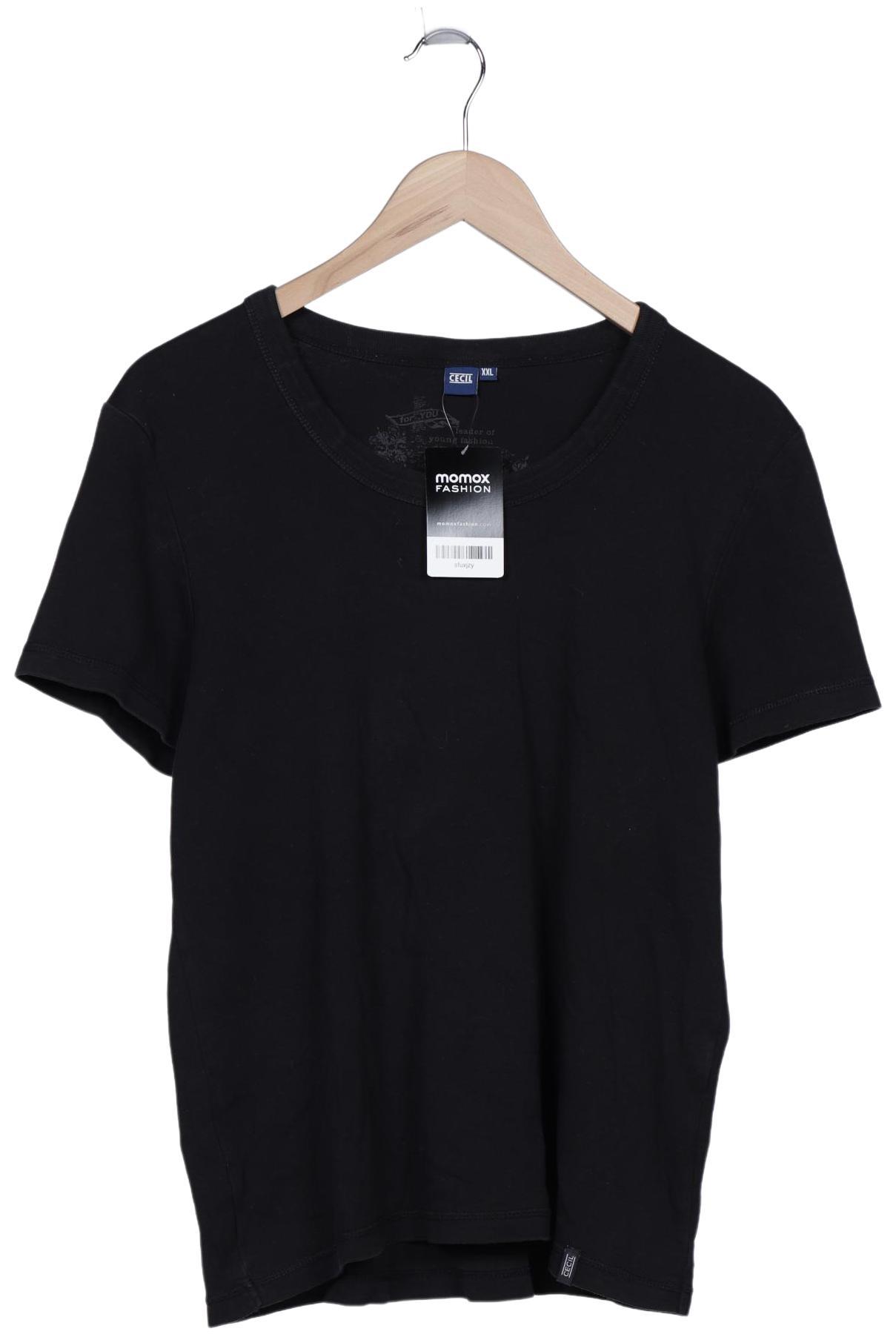 

Cecil Damen T-Shirt, schwarz, Gr. 46