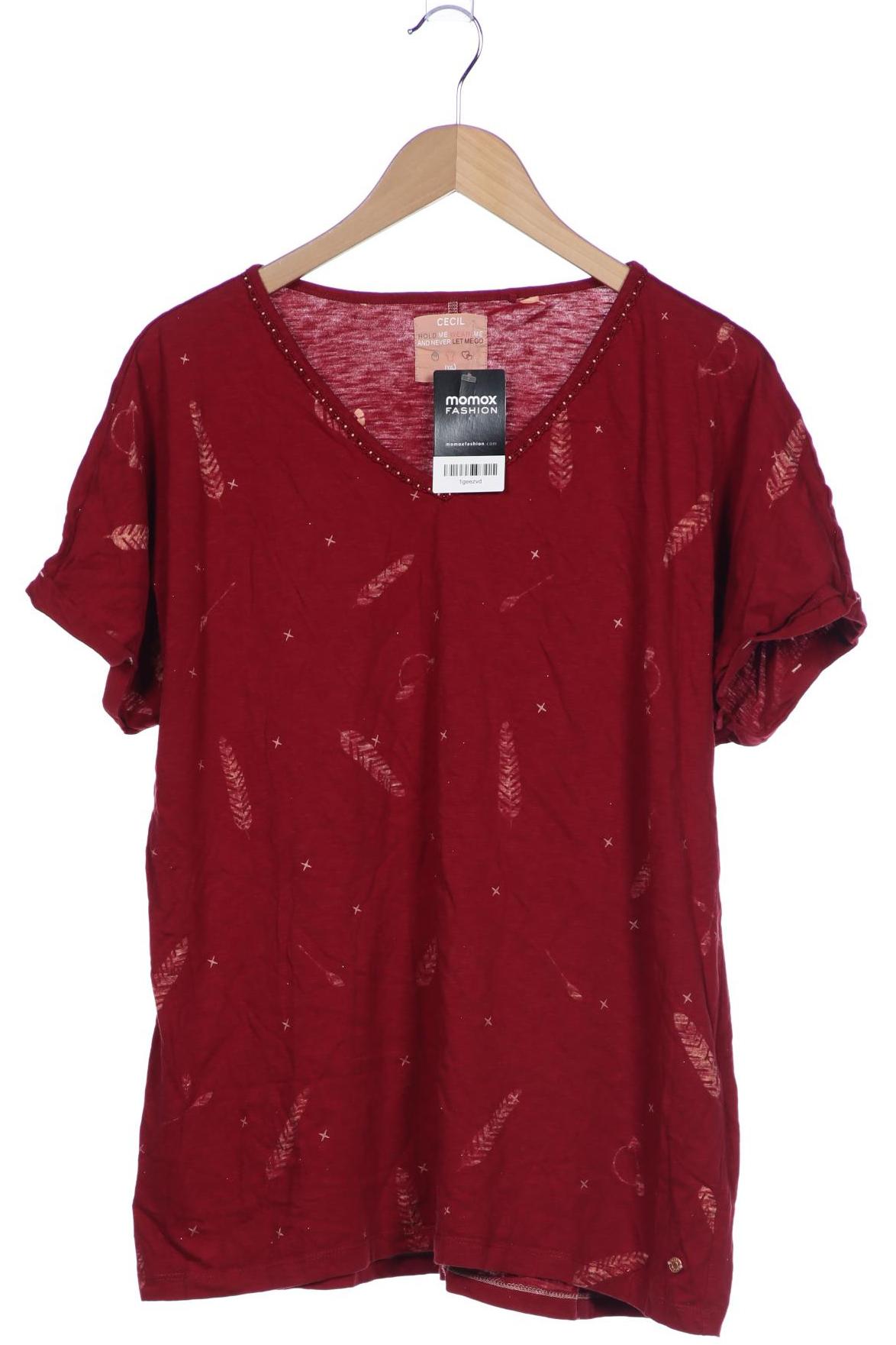 

Cecil Damen T-Shirt, bordeaux, Gr. 46