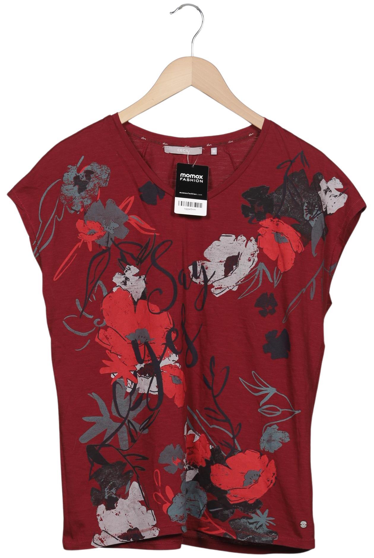 

Cecil Damen T-Shirt, bordeaux, Gr. 38