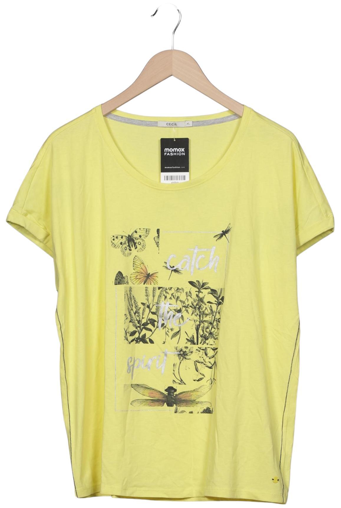 

Cecil Damen T-Shirt, gelb, Gr. 44