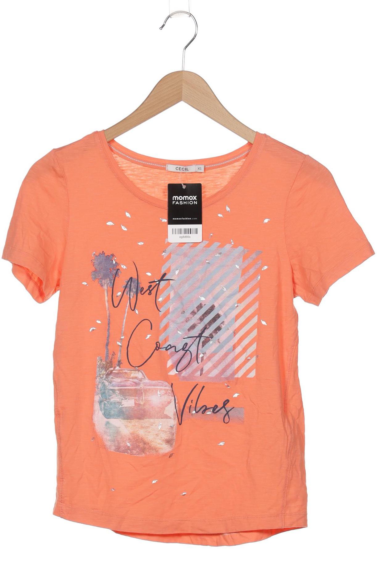 

Cecil Damen T-Shirt, orange, Gr. 34