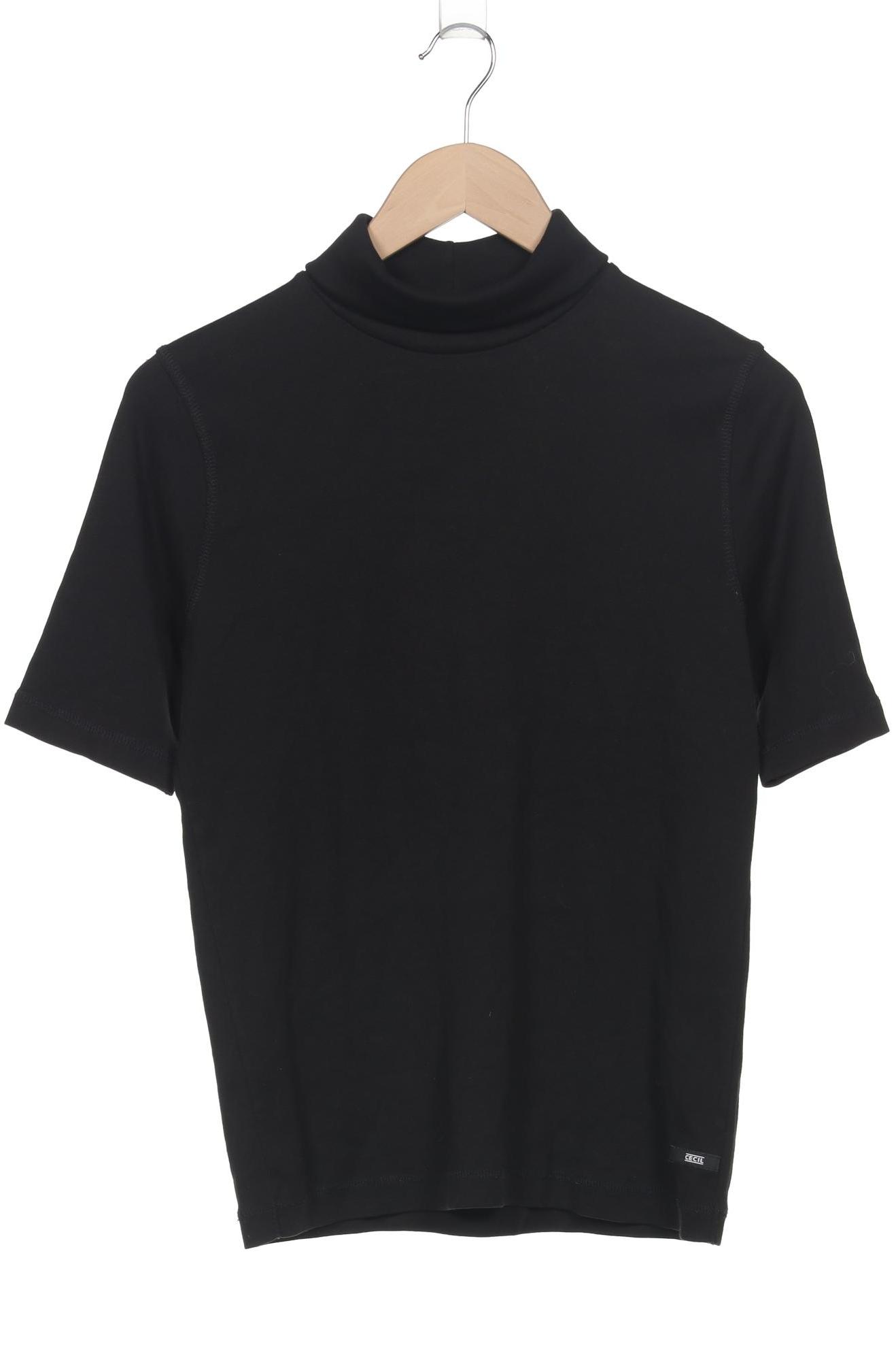 

Cecil Damen T-Shirt, schwarz, Gr. 38