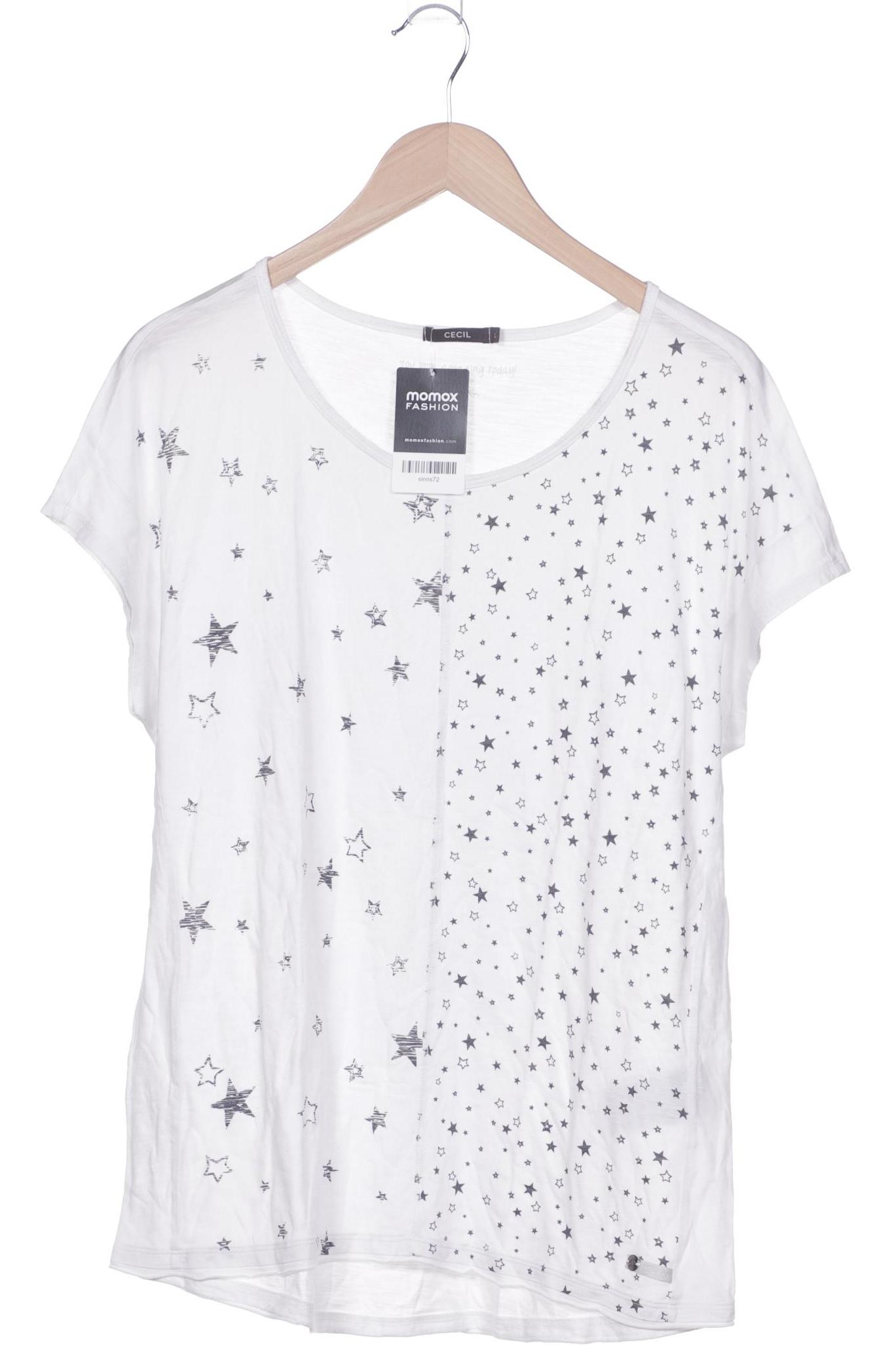 

Cecil Damen T-Shirt, weiß, Gr. 42