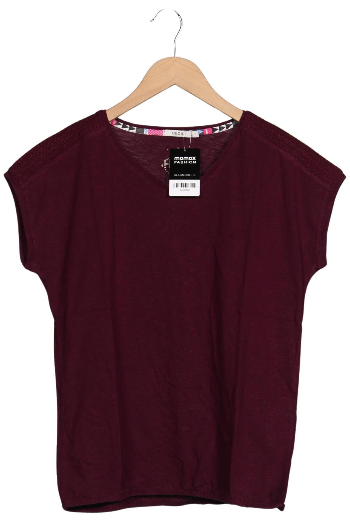 

Cecil Damen T-Shirt, bordeaux, Gr. 36