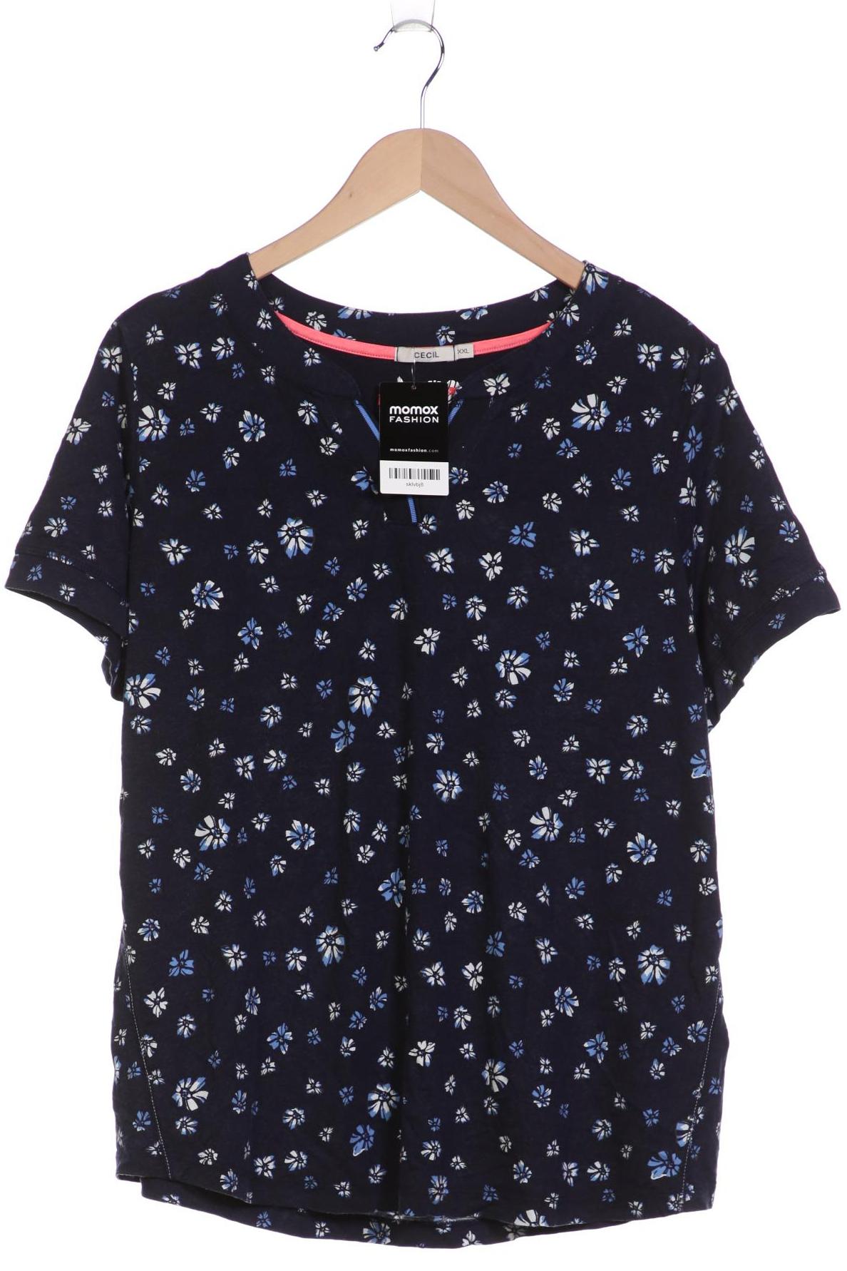 

Cecil Damen T-Shirt, marineblau, Gr. 46