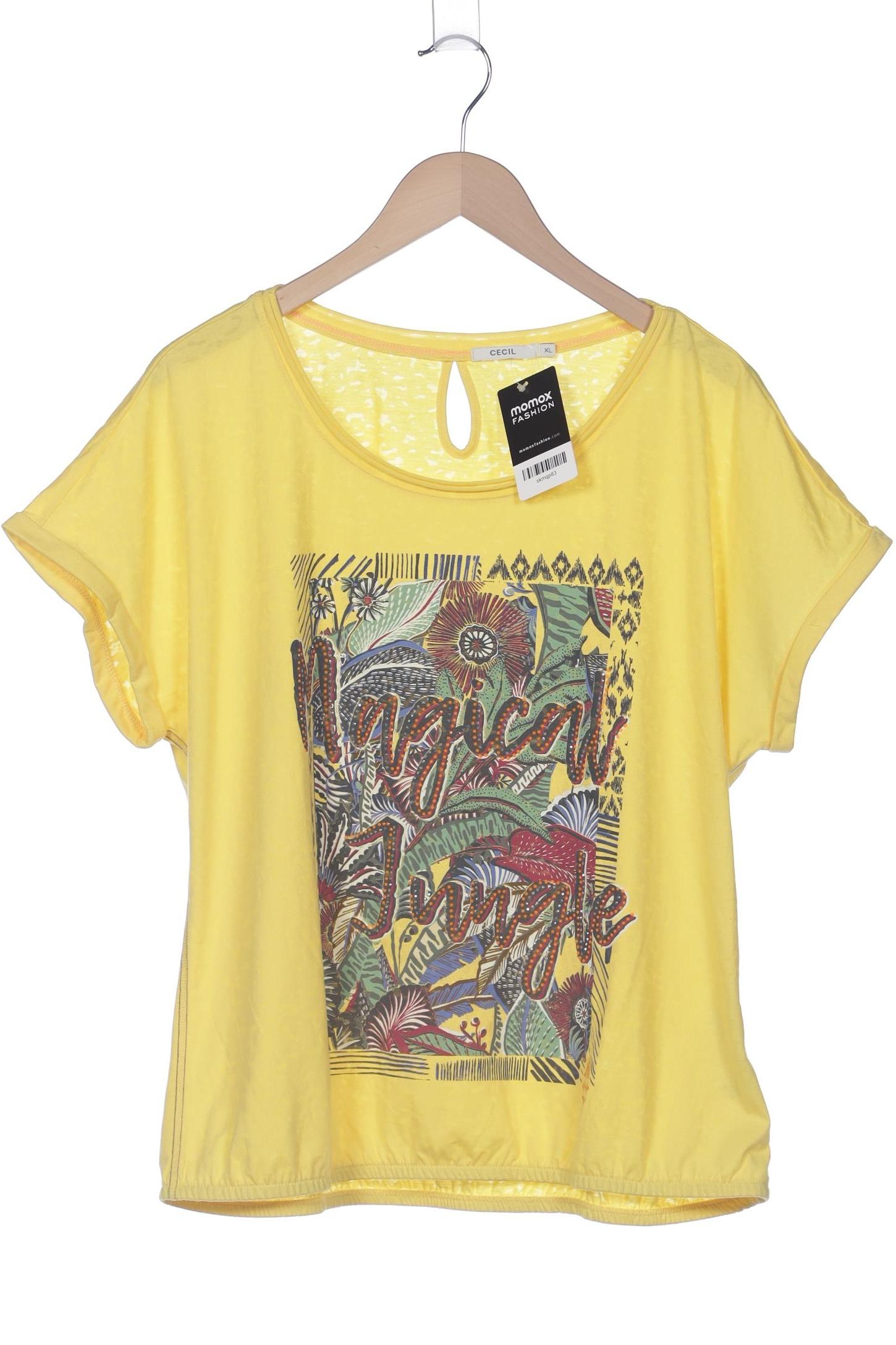 

Cecil Damen T-Shirt, gelb, Gr. 44