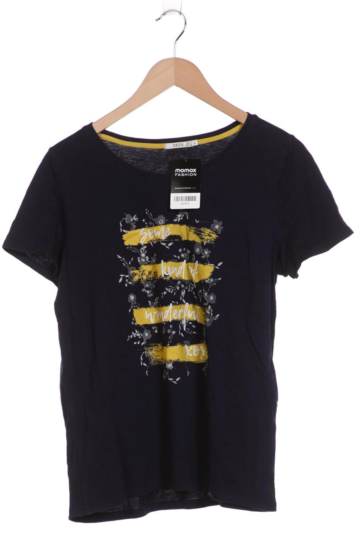 

Cecil Damen T-Shirt, marineblau, Gr. 42