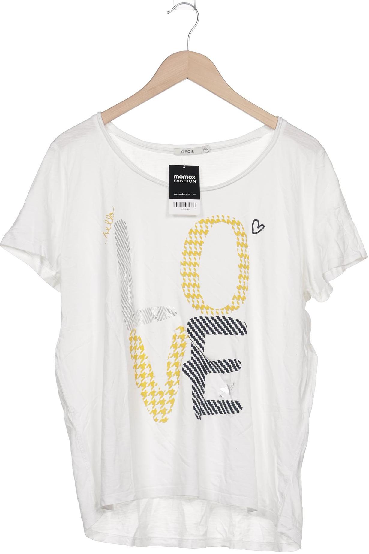 

Cecil Damen T-Shirt, weiß, Gr. 46