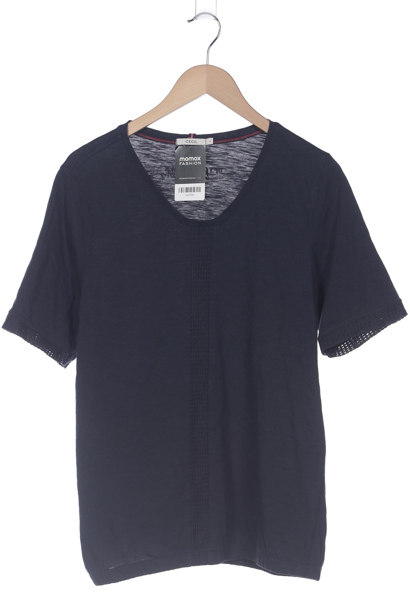 

Cecil Damen T-Shirt, marineblau, Gr. 42