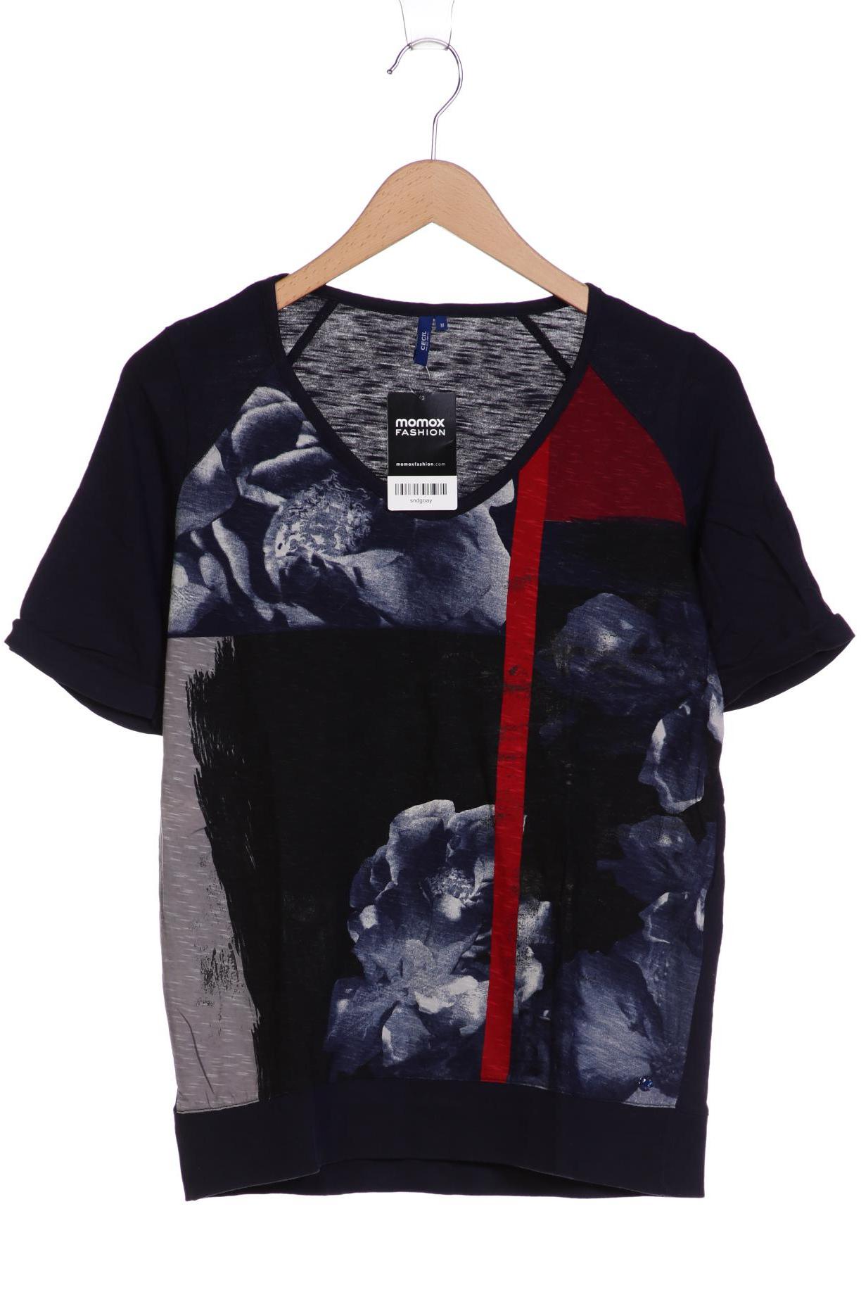 

CECIL Damen T-Shirt, marineblau