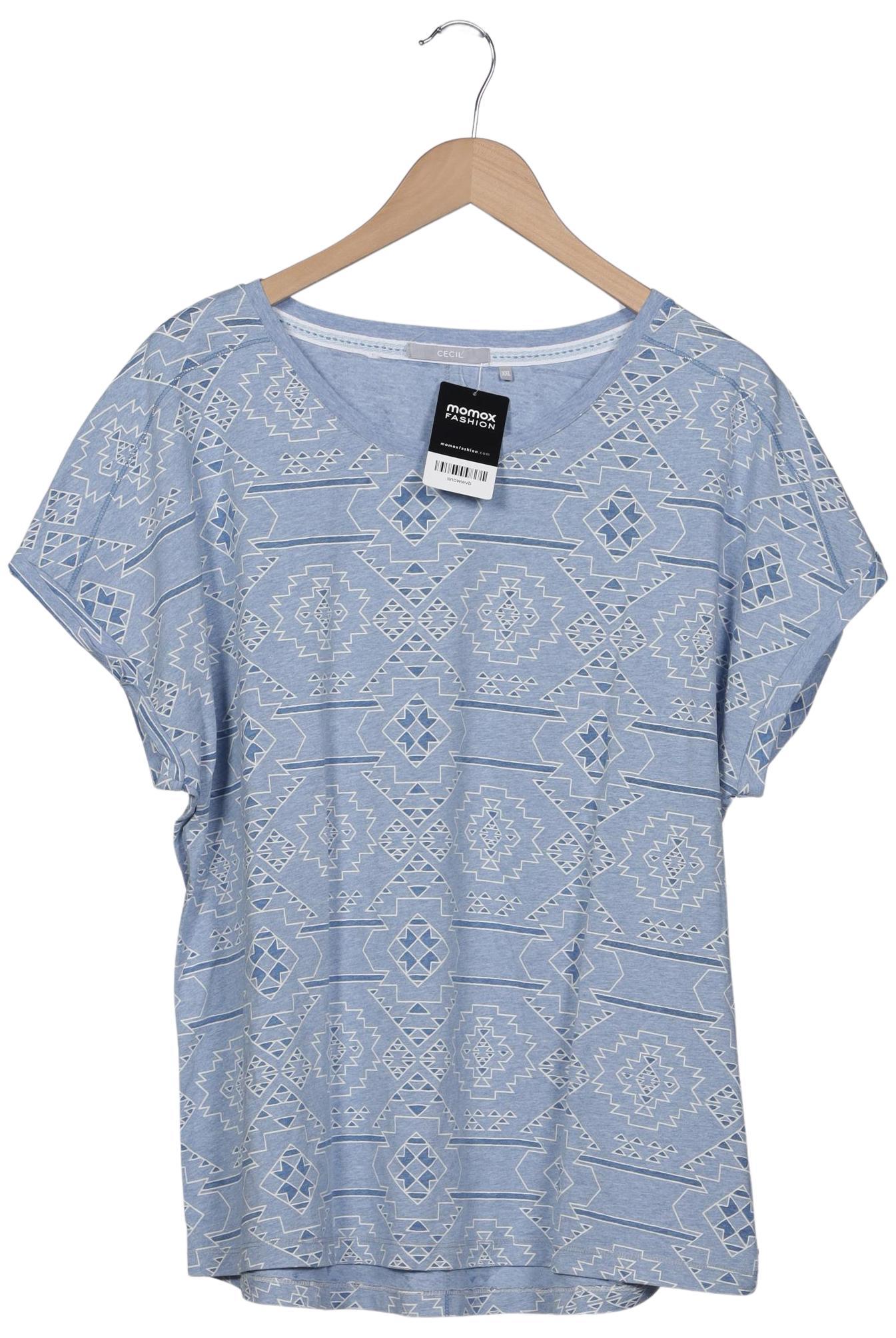 

Cecil Damen T-Shirt, hellblau, Gr. 46