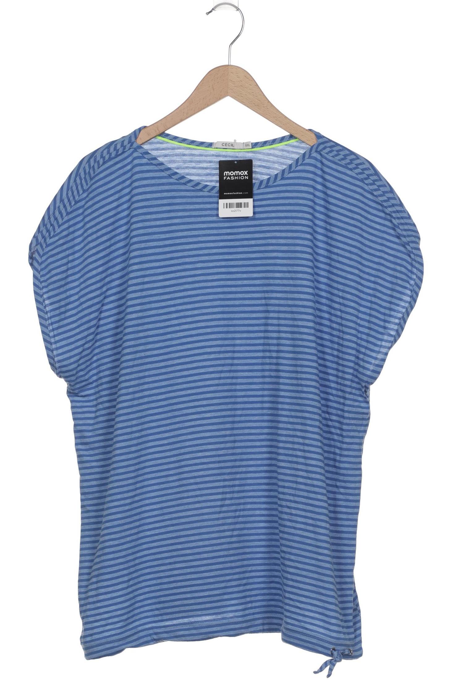 

Cecil Damen T-Shirt, blau, Gr. 46