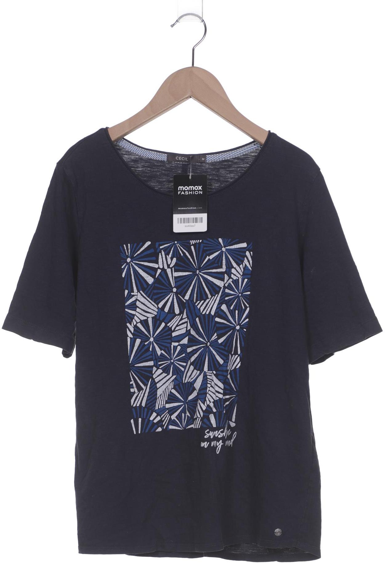 

Cecil Damen T-Shirt, marineblau, Gr. 38