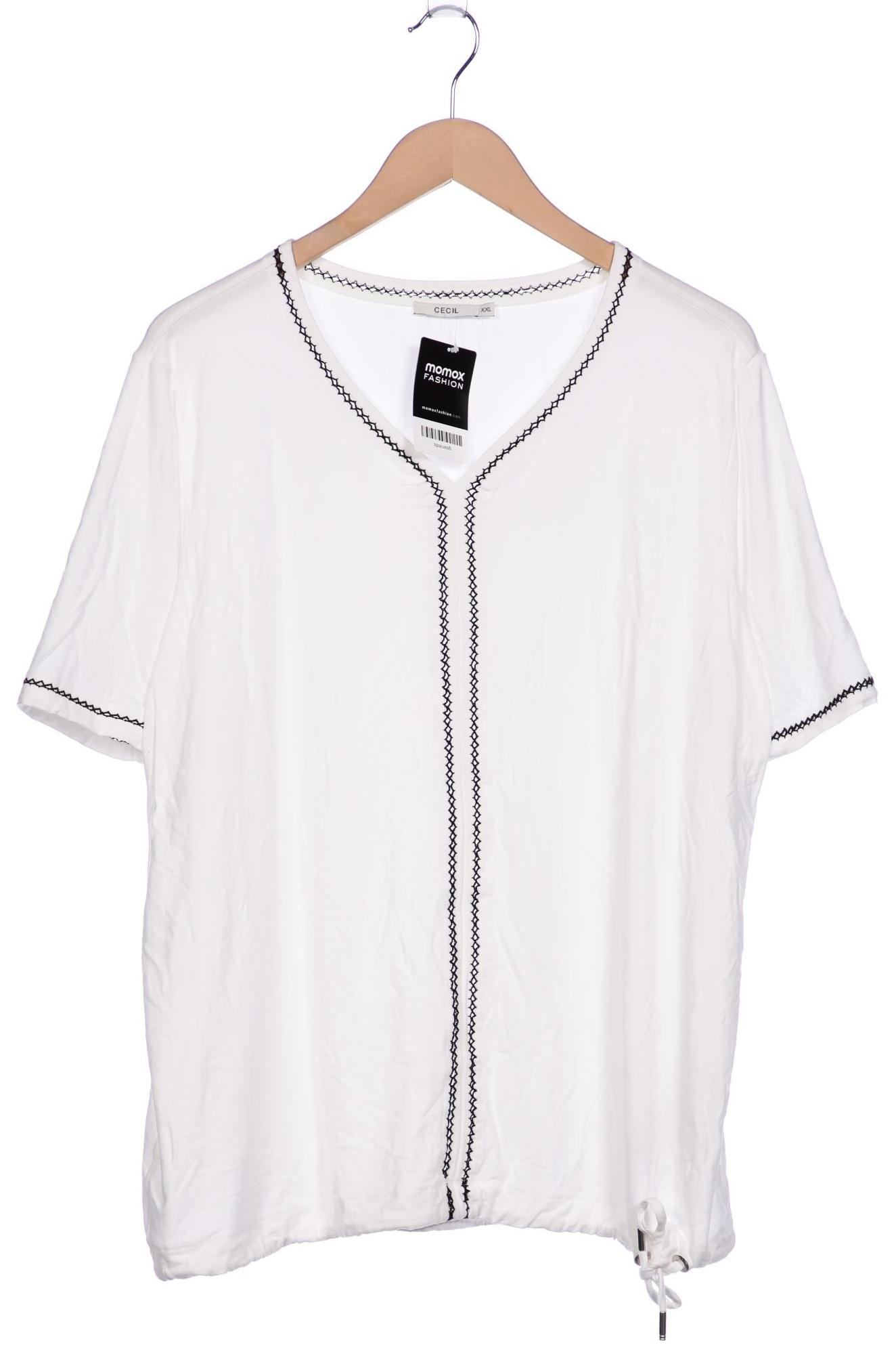 

Cecil Damen T-Shirt, weiß, Gr. 46