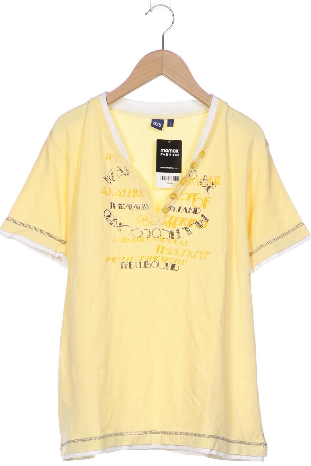 

CECIL Damen T-Shirt, gelb