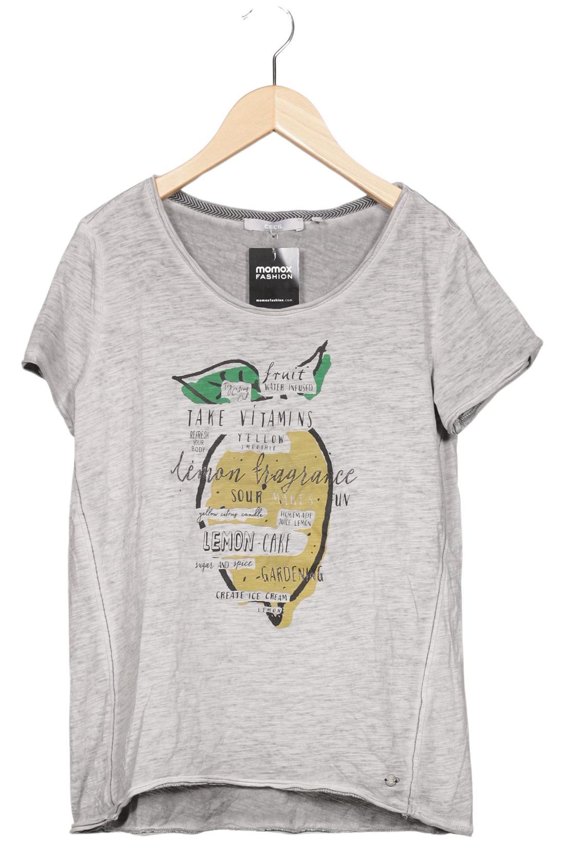 

Cecil Damen T-Shirt, grau, Gr. 36