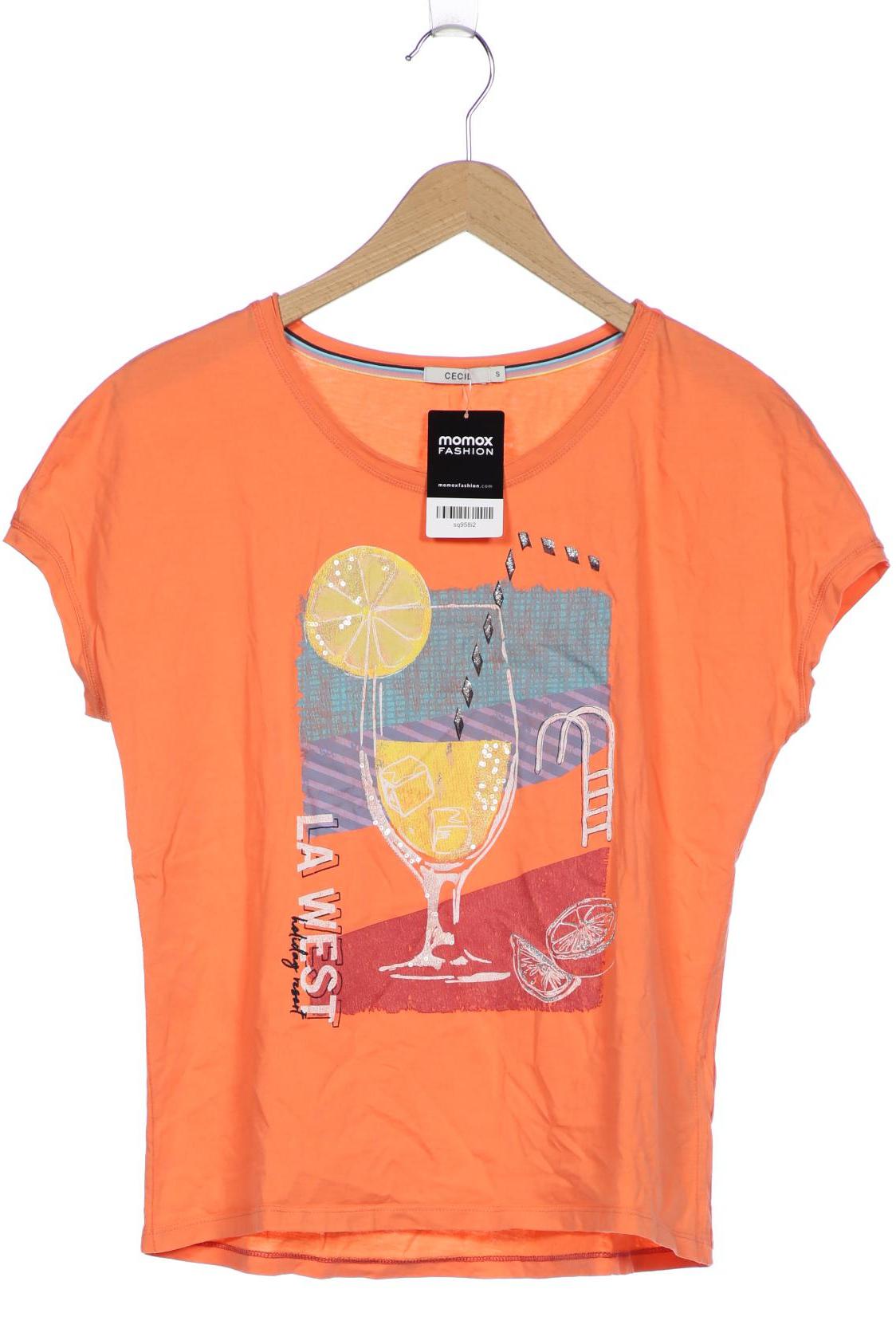 

CECIL Damen T-Shirt, orange